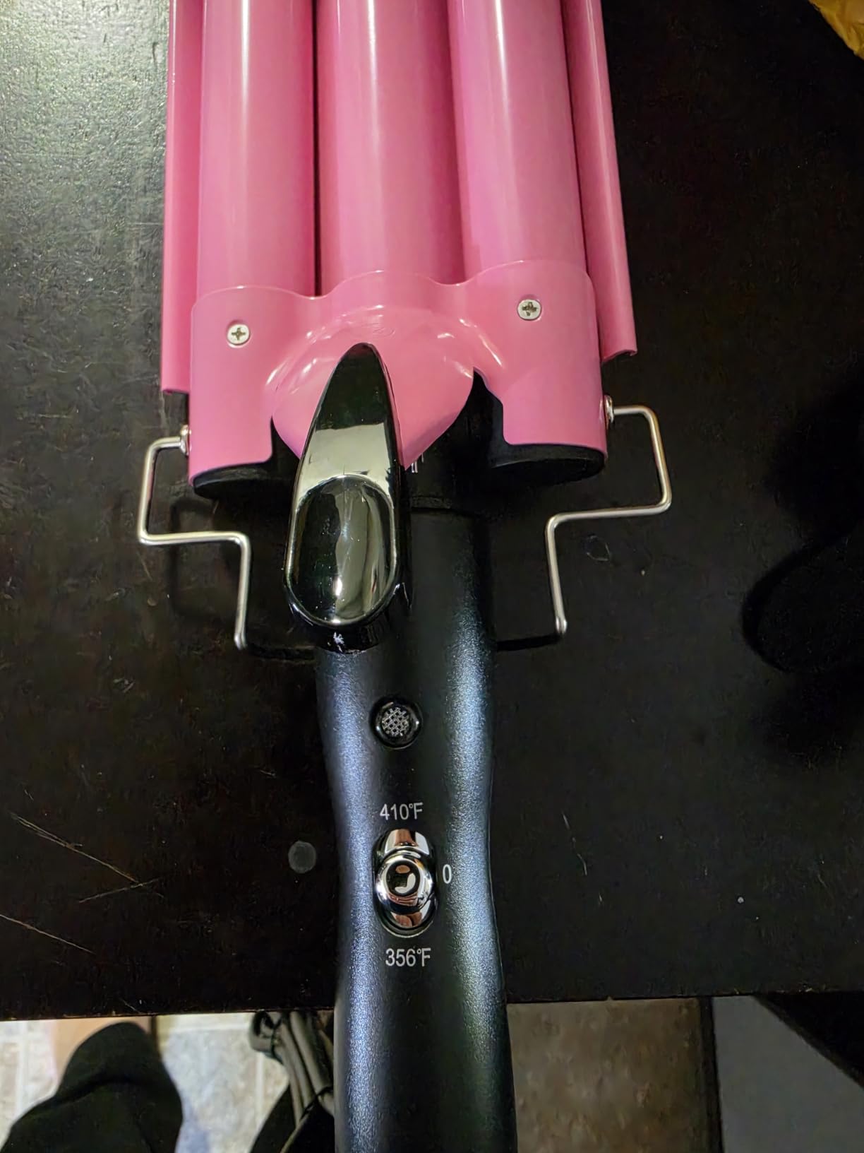 TOP4EVER 3 Barrel Curling Iron, 1-Inch Hair Crimper Tool for Women customer photo 2
