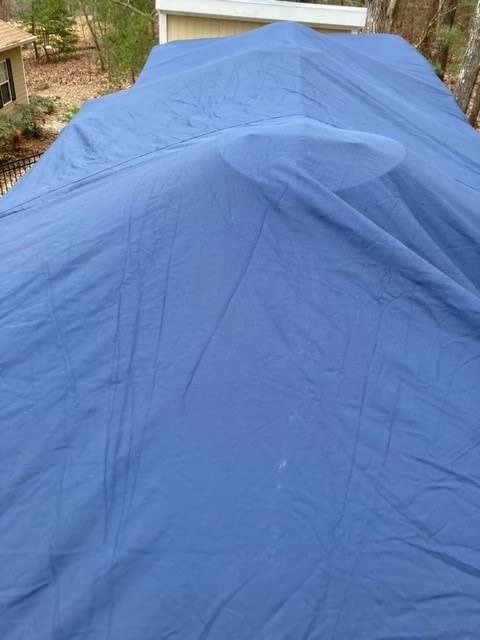 EliteShield Pontoon Boat Cover Waterproof 600D Fits 17-20ft, 102