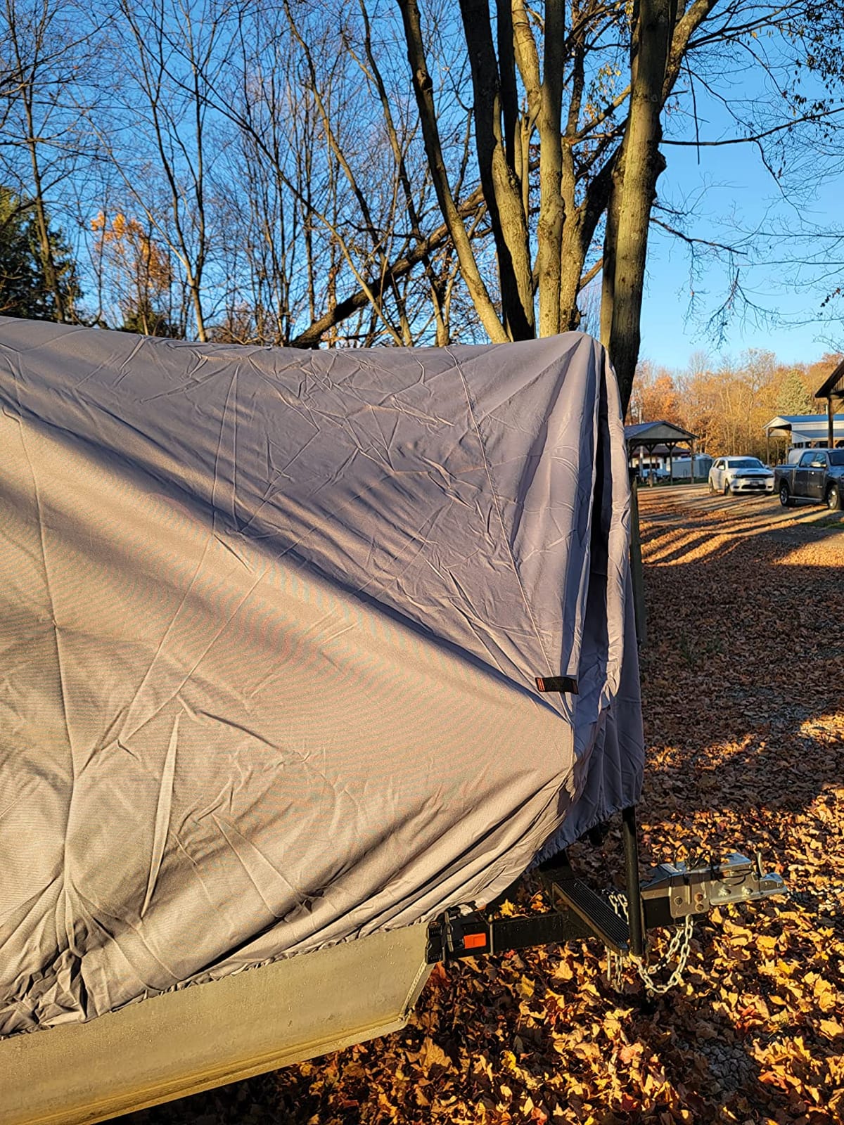 EliteShield Pontoon Boat Cover Waterproof 600D Fits 17-20ft, 102