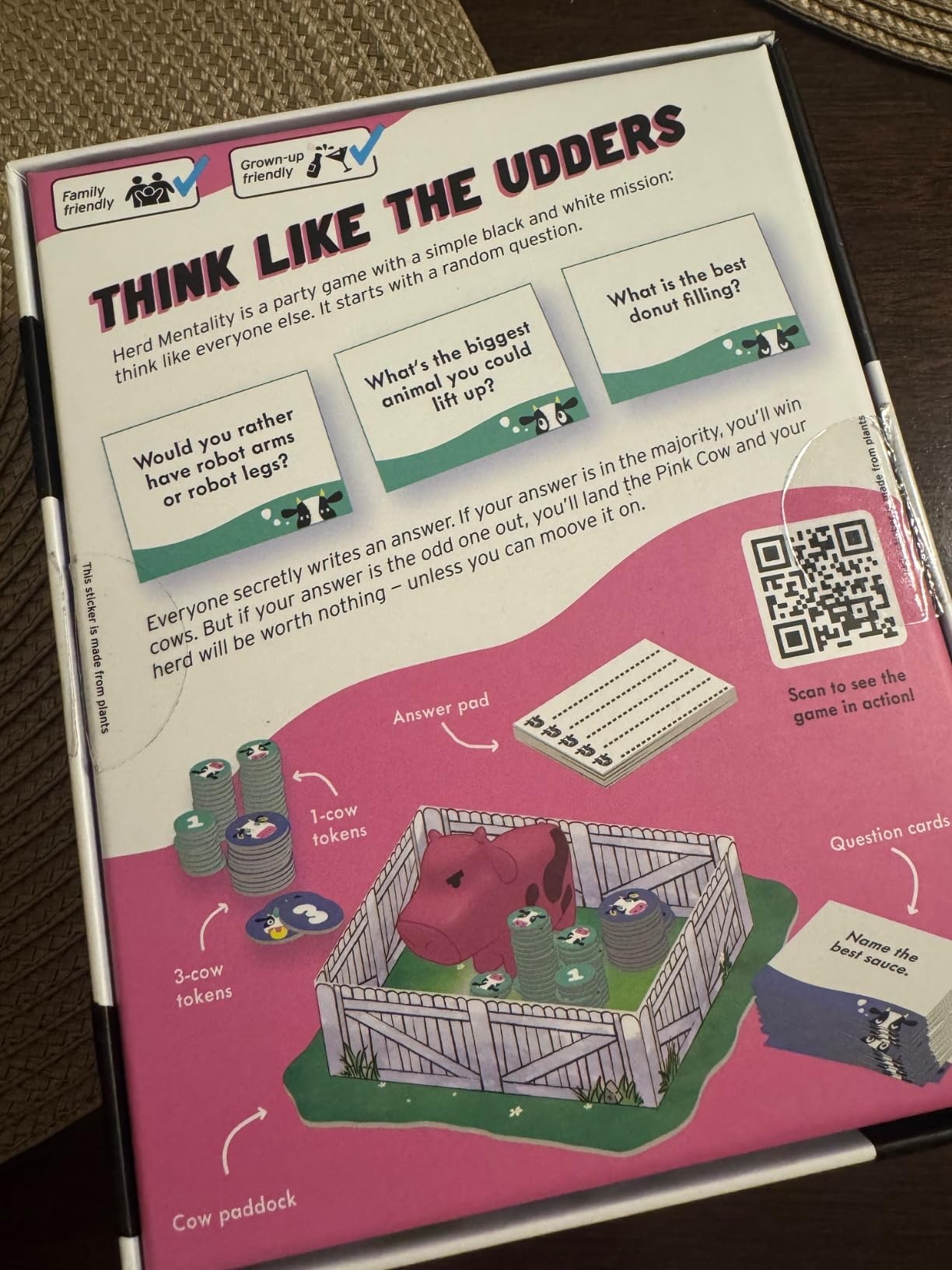 Herd Mentality: Funny Family Party Board Game for Game Night, 4-20 Players customer photo 1
