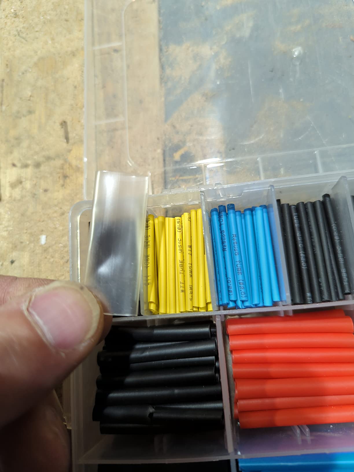 Bates- Heat Shrink Tubing Kit, 11 Sizes, 2:1 Ratio, 580 pcs, Heat Shrink Wrap, Wire Shrink Wrap Tubing, Wire Shrink Tubing, Wire Heat Shrink, Electrical Shrink Wrap Tubing, Shrink Tubing for Wires customer photo 1