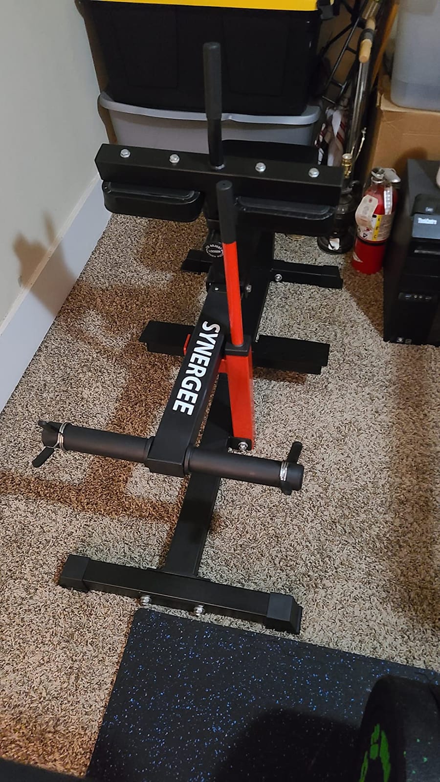Synergee Seated Calf Raise Machine – 550 lb Max Capacity customer photo 1