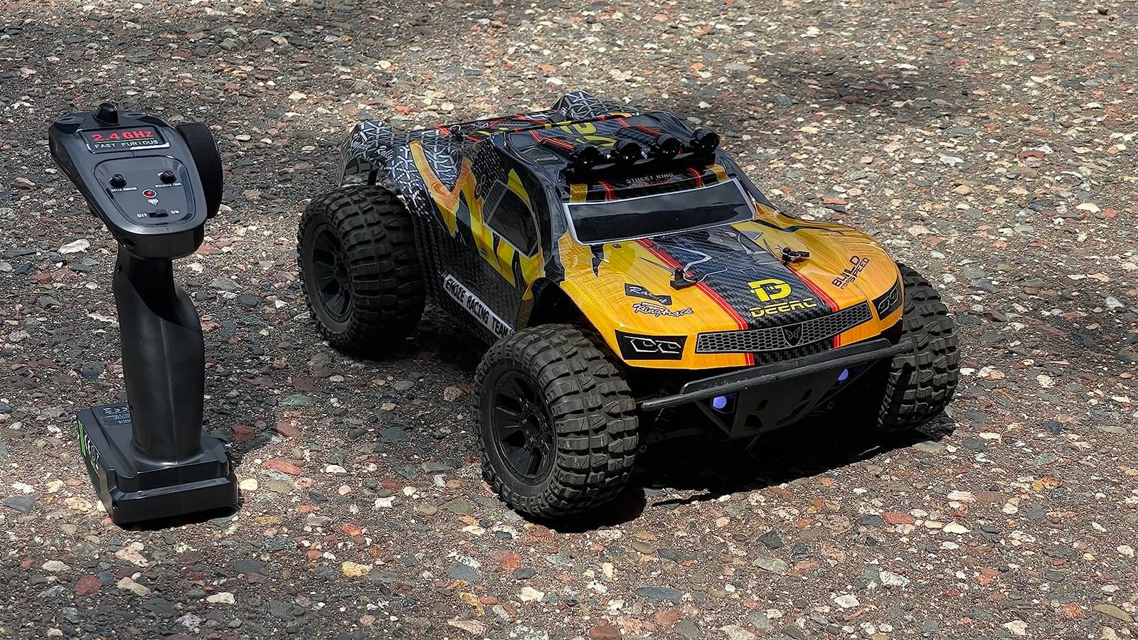 DEERC 9201E 1:10 RC Truck for Adults & Boys, 48 KPH 4WD Short Course RC Car customer photo 1