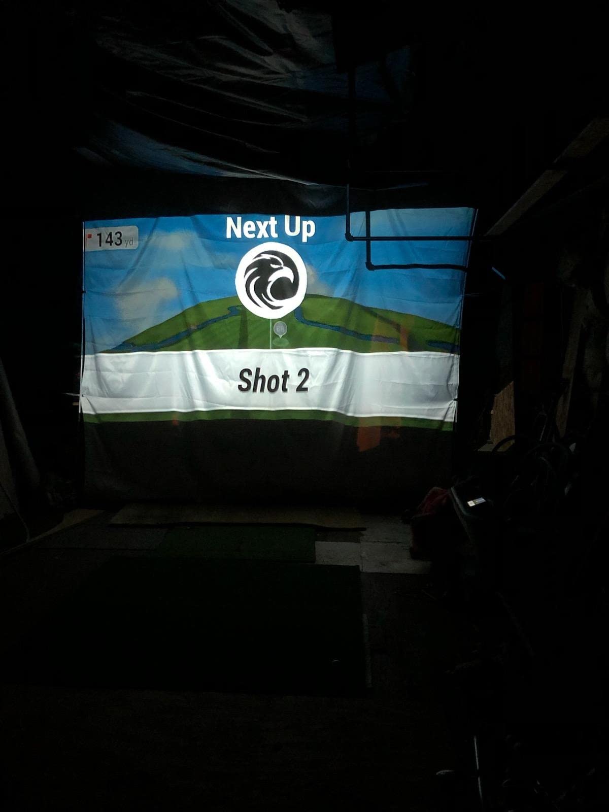 aikeec Golf Simulator Impact Screen: 7mm Thickened Golf Impact Screen for Indoor/Home/Garage Training - Ultra Clear 10ft Impact Screen with 32 pcs Grommets Holes, 5 Size Options customer photo 2