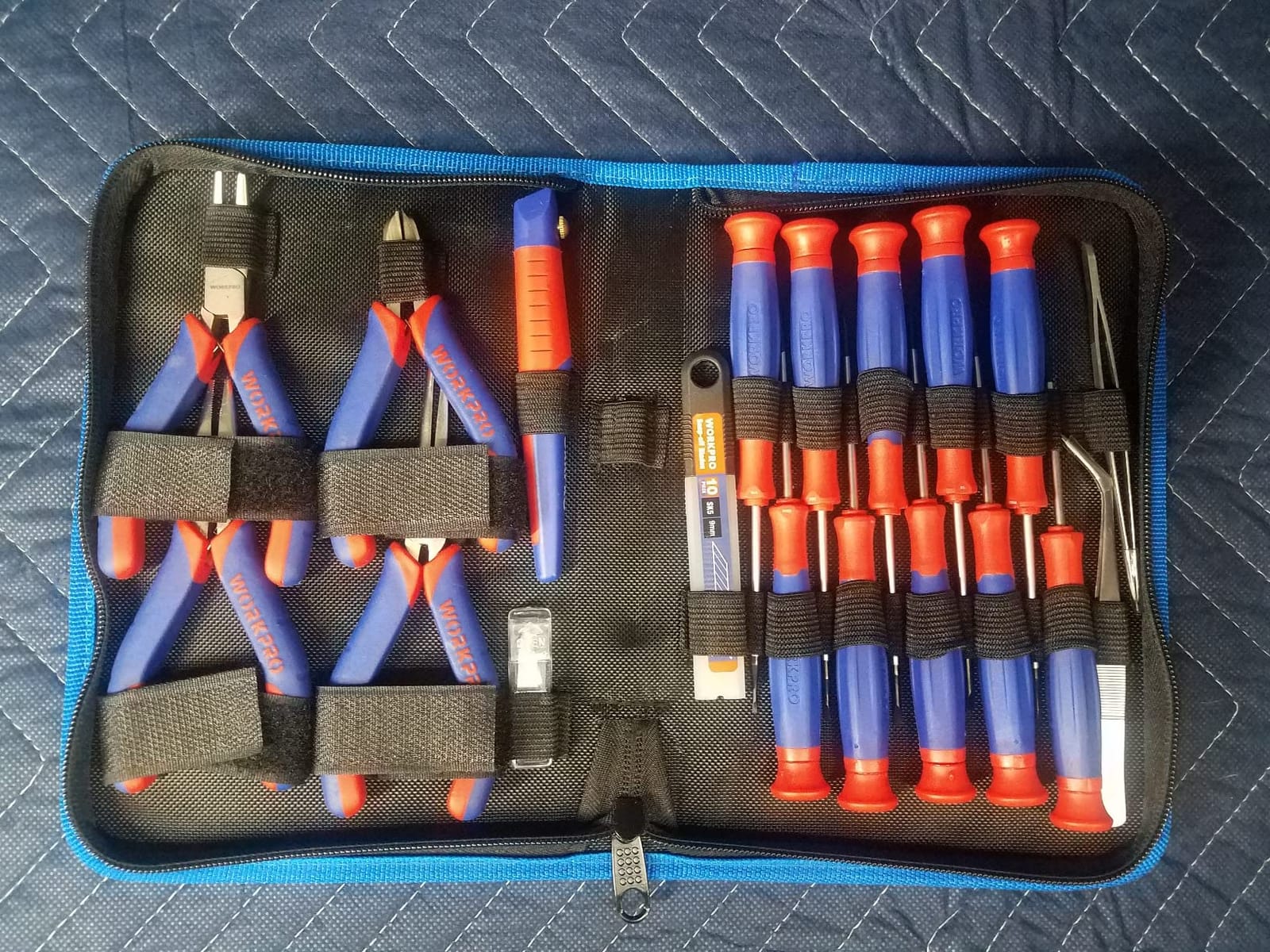 WORKPRO 33PCS Precision Repair Tool Kit, Screwdriver, Pliers Set with Pouch customer photo 2