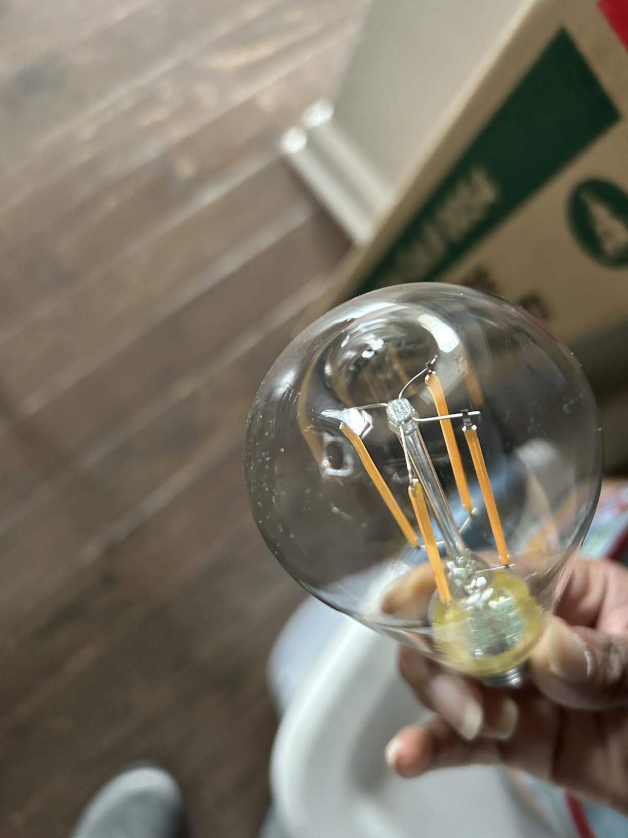 TJOY LED Edison Light Bulbs, E26 Dimmable Vintage Bulb, 8W = 60W Equivalent customer photo 1