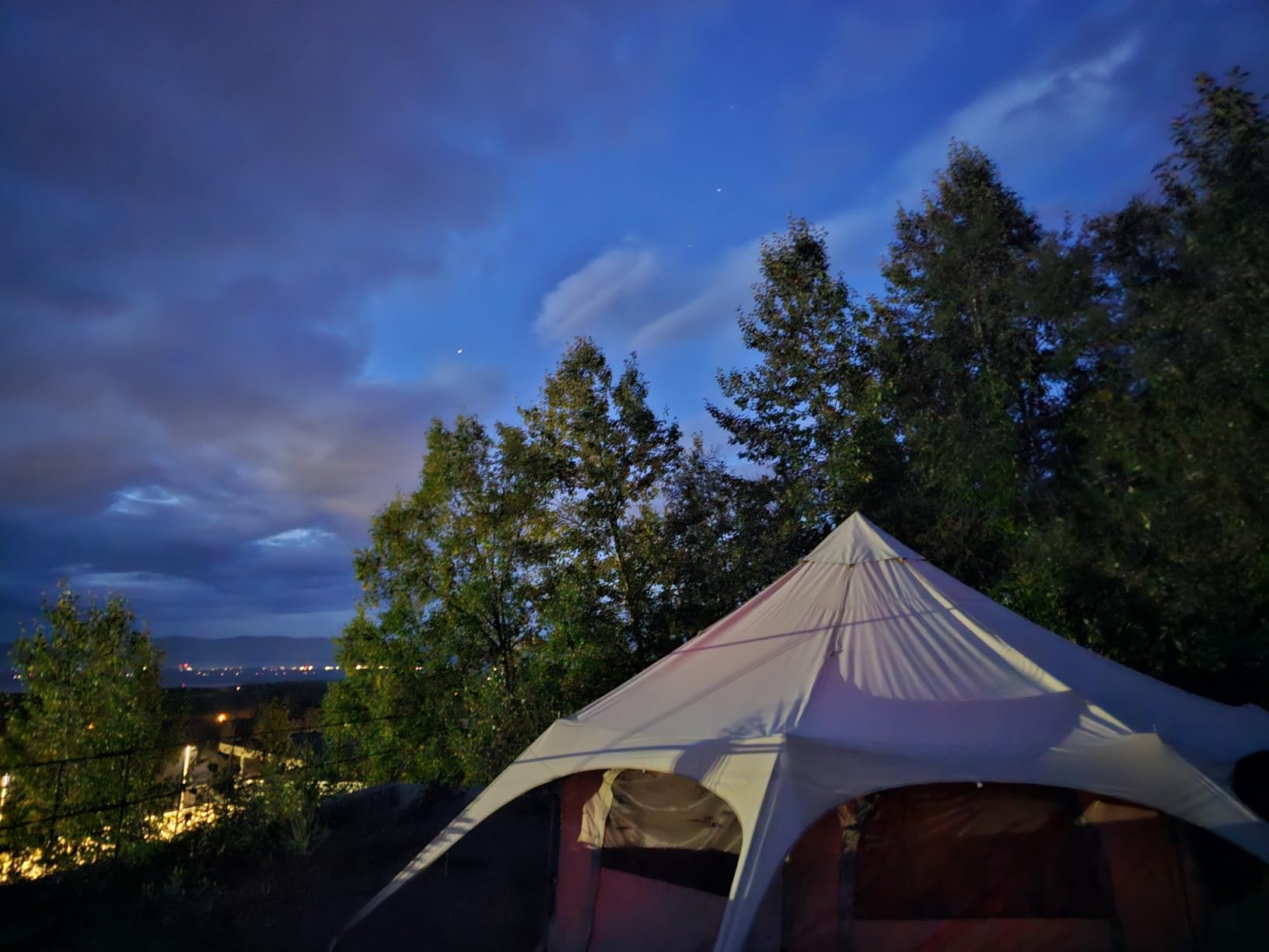 MC TOMOUNT Canvas Bell Tent with Stove Jack, 16.4ft*High9.2ft Glamping Tent customer photo 1