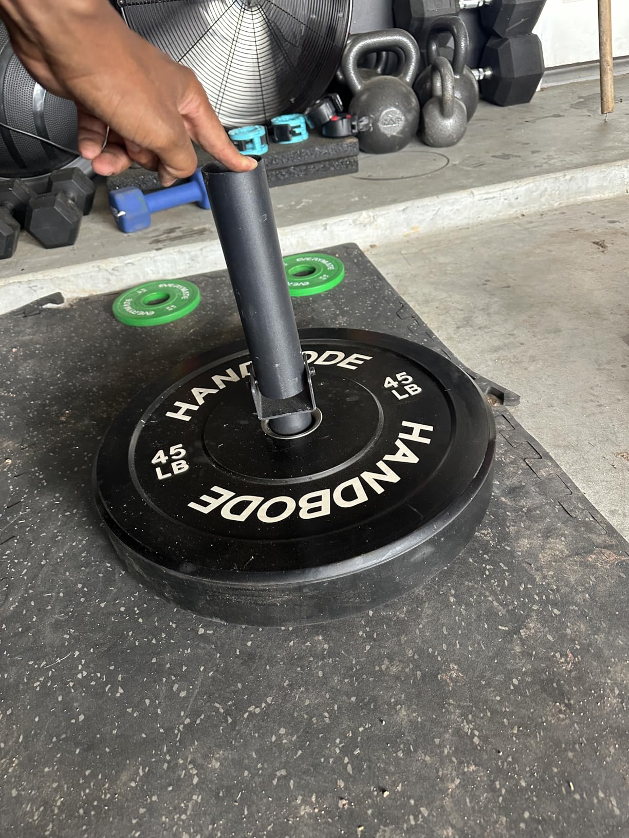 Landmine Attachment for Barbell, T Bar Row Attachment Fit for 2