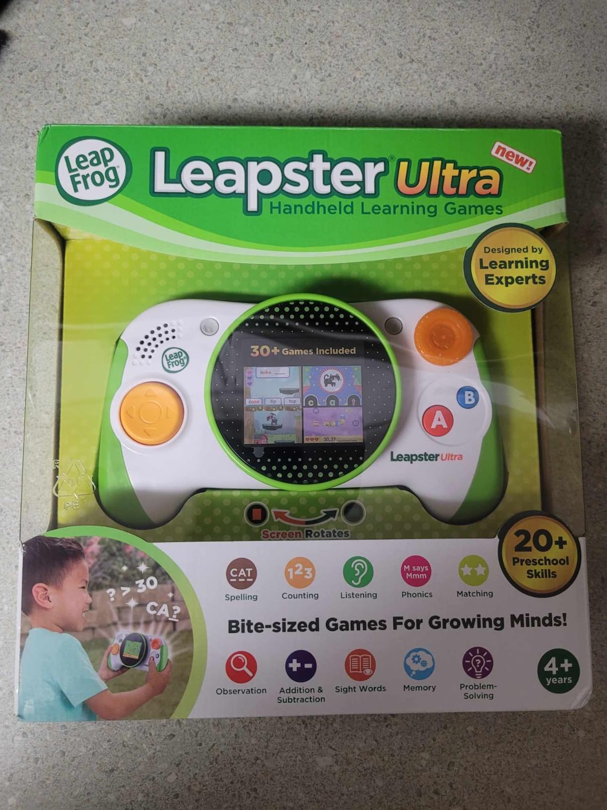 LeapFrog Leapster Ultra Handheld Learning Game Console for Kids Age 4+ customer photo 1