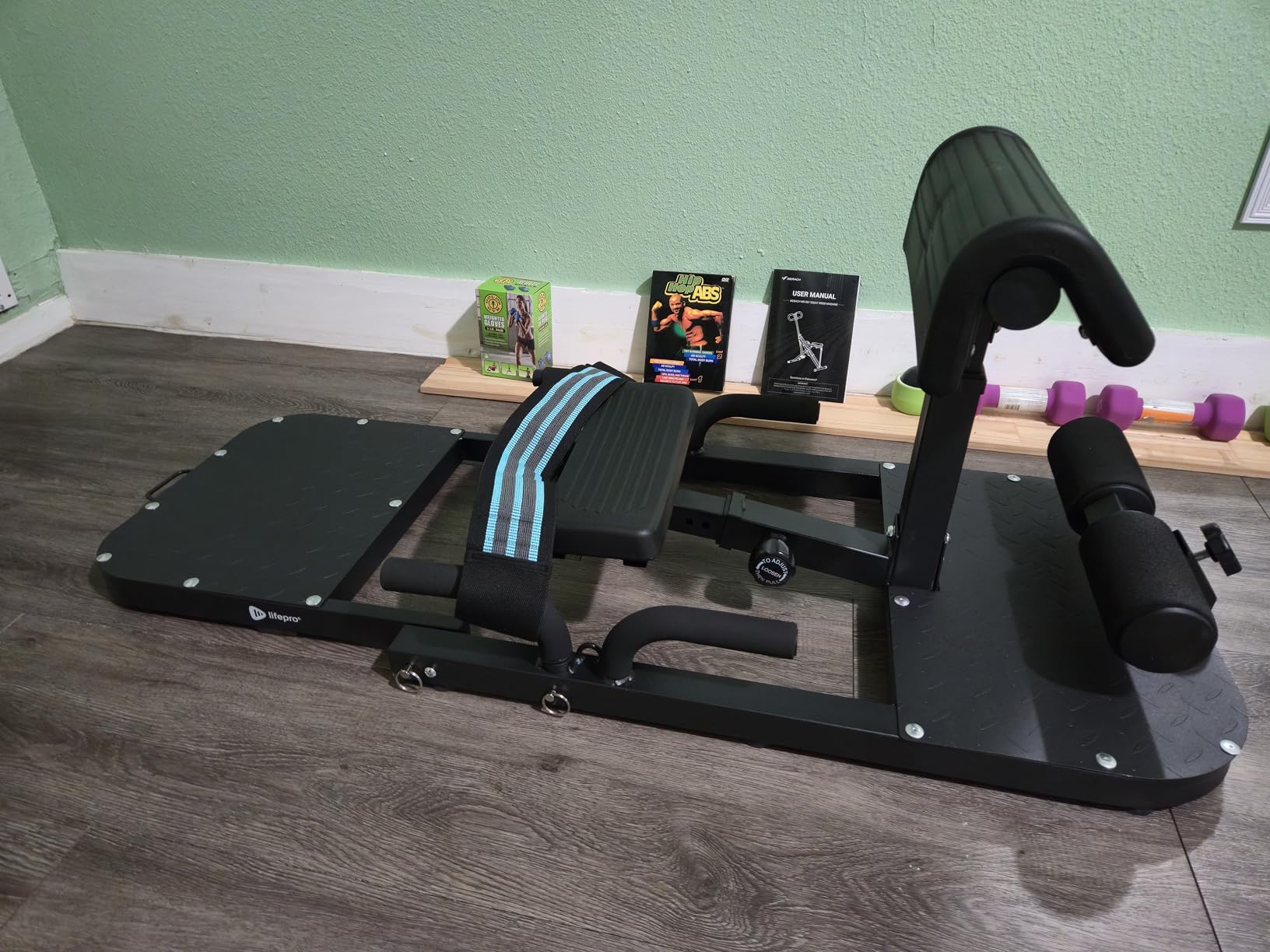 Lifepro GluteBlast Hip Thrust Machine – Foldable, Home Gym, 220 lb Cap customer photo 1