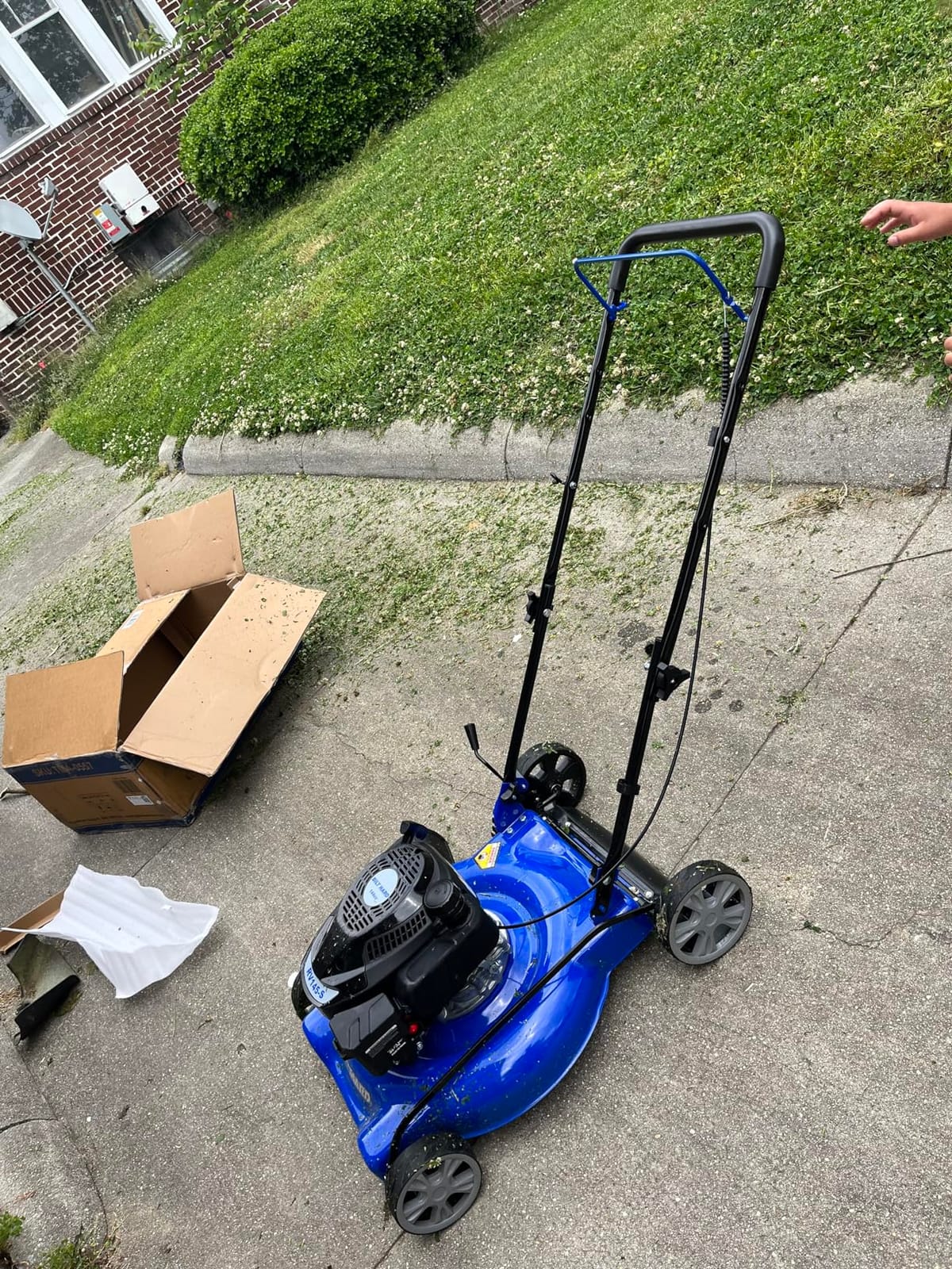 BILT HARD Gas Lawn Mower 20 inch, 144cc 4-Cycle OHV Engine Lawnmower, 8 Adjustable Cutting Heights Push Mowers for Lawn, Yard and Garden customer photo 1