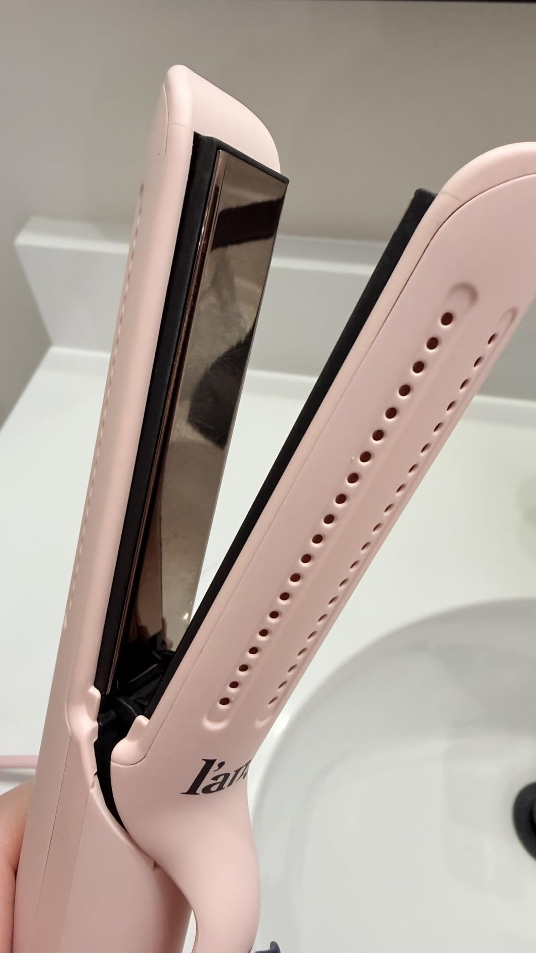 L'ANGE HAIR Le Duo Grande 360° Airflow Styler | Curl & Straighten with One Tool | 5.3