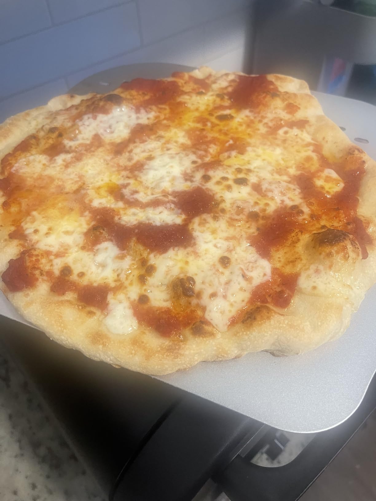 CHEFMAN Indoor Pizza Oven - Makes 12 Inch Pizzas in Minutes, Heats up to 800°F - Countertop Electric Pizza Maker with 5 Touchscreen Presets, Pizza Stone and Peel Included - Stainless Black customer photo 2