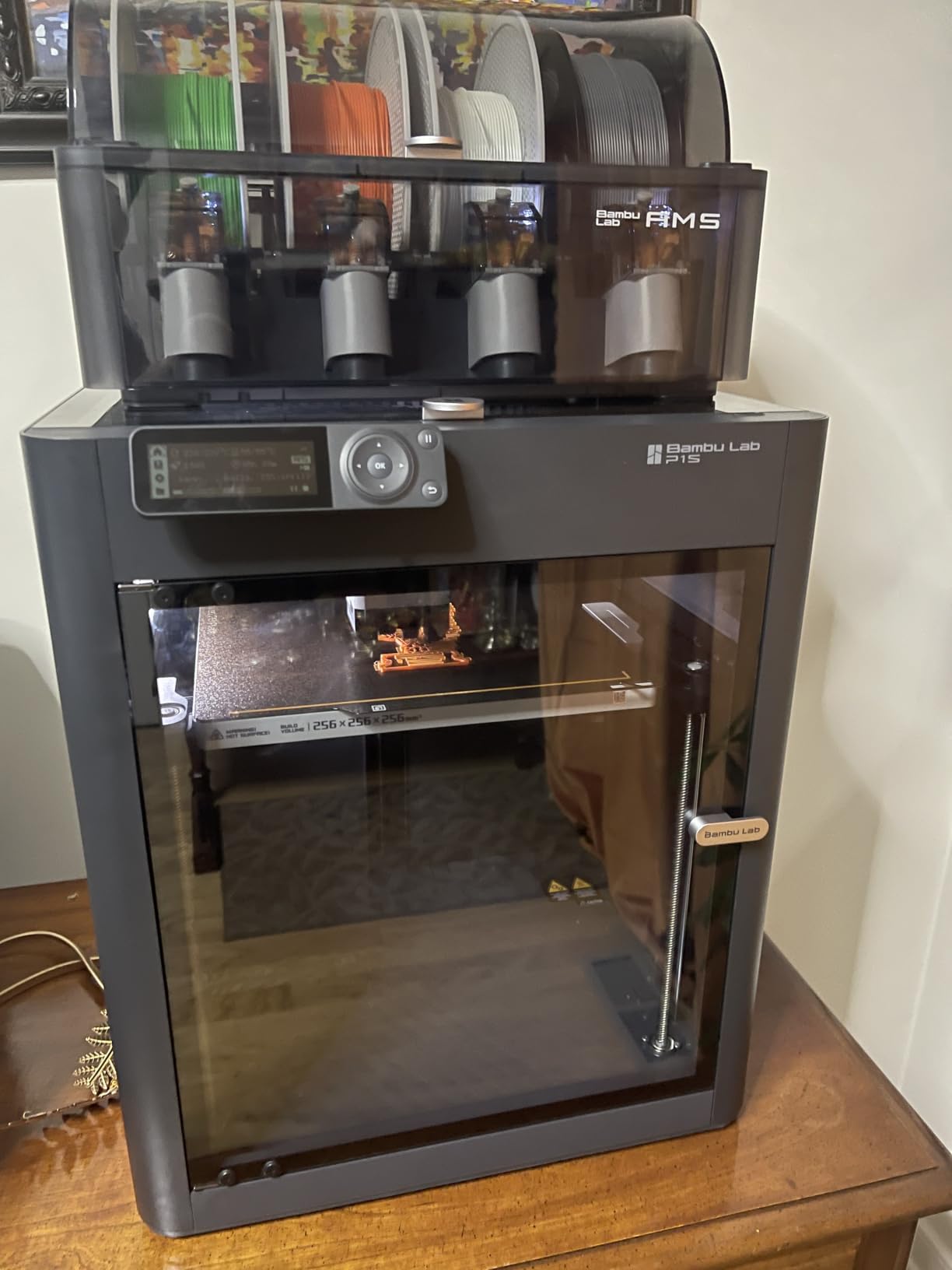 Bambu Lab P1S Combo, P1S 3D Printer and AMS, Multi-Color 3D Printing customer photo 1