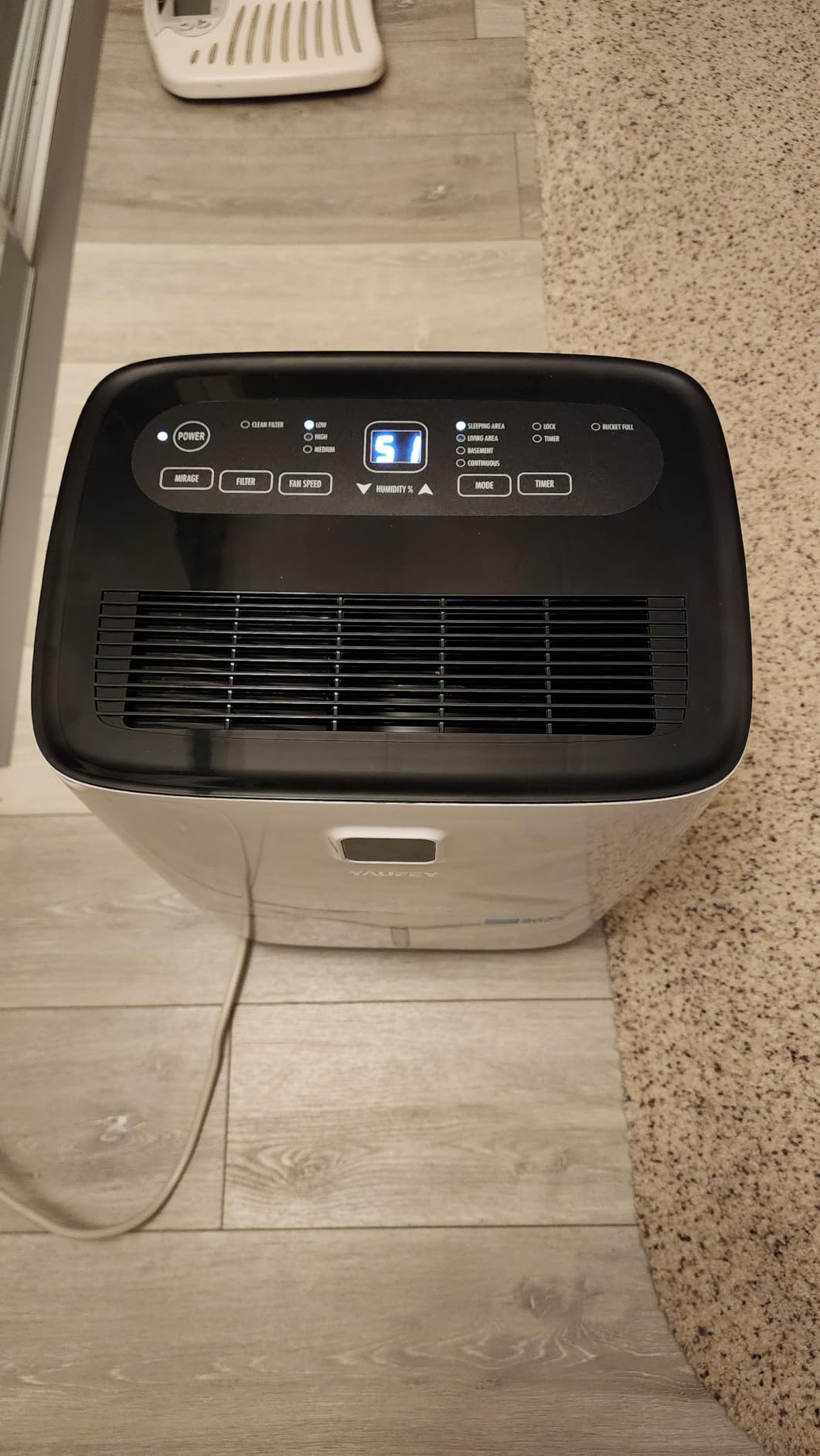 120 Pint Dehumidifier for Basement 6000 Sq. Ft with Drain Hose, ENERGY STAR customer photo 2