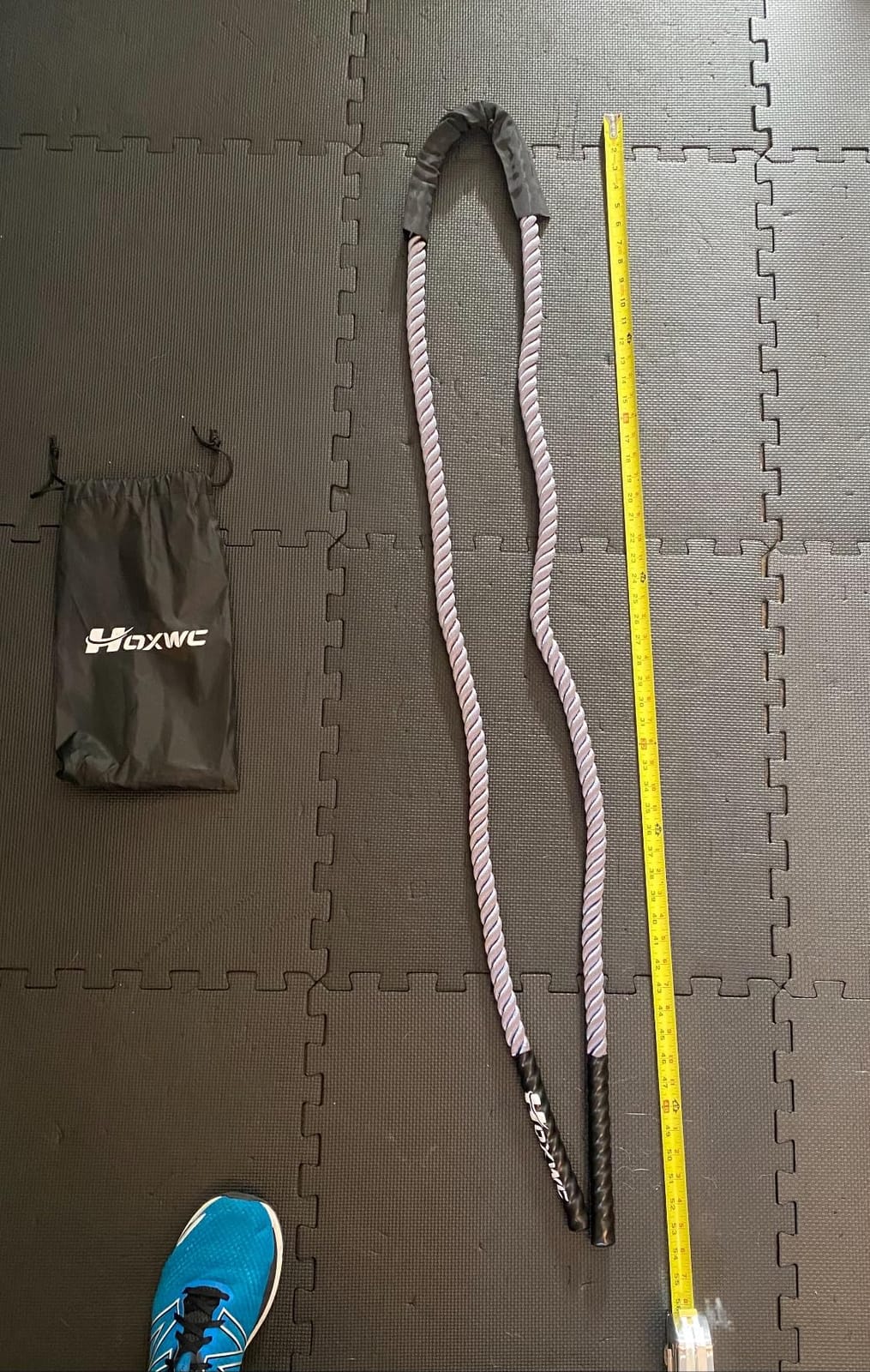 HOXWC Jump Rope, Weighted Jump Rope for Fitness, Heavy Skipping Ropes for Men Women, Home Gym Workout Equipment Set, Suitable for Boxing, Cardio, Training Muscles, Full Body Exercise Weight Loss at Home customer photo 1
