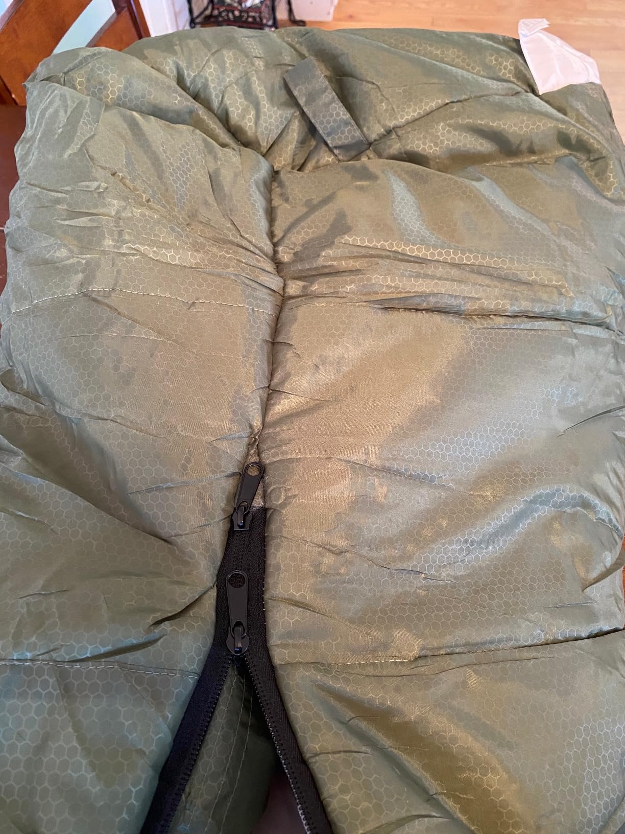 0 Degree Mummy Sleeping Bags for Adults Camping | XXL Big and Tall 3-4 Season Warm Cool | Cold Weather Winter Sleeping Bag w. Compression Sack Youth | Side Sleeper Friendly customer photo 2