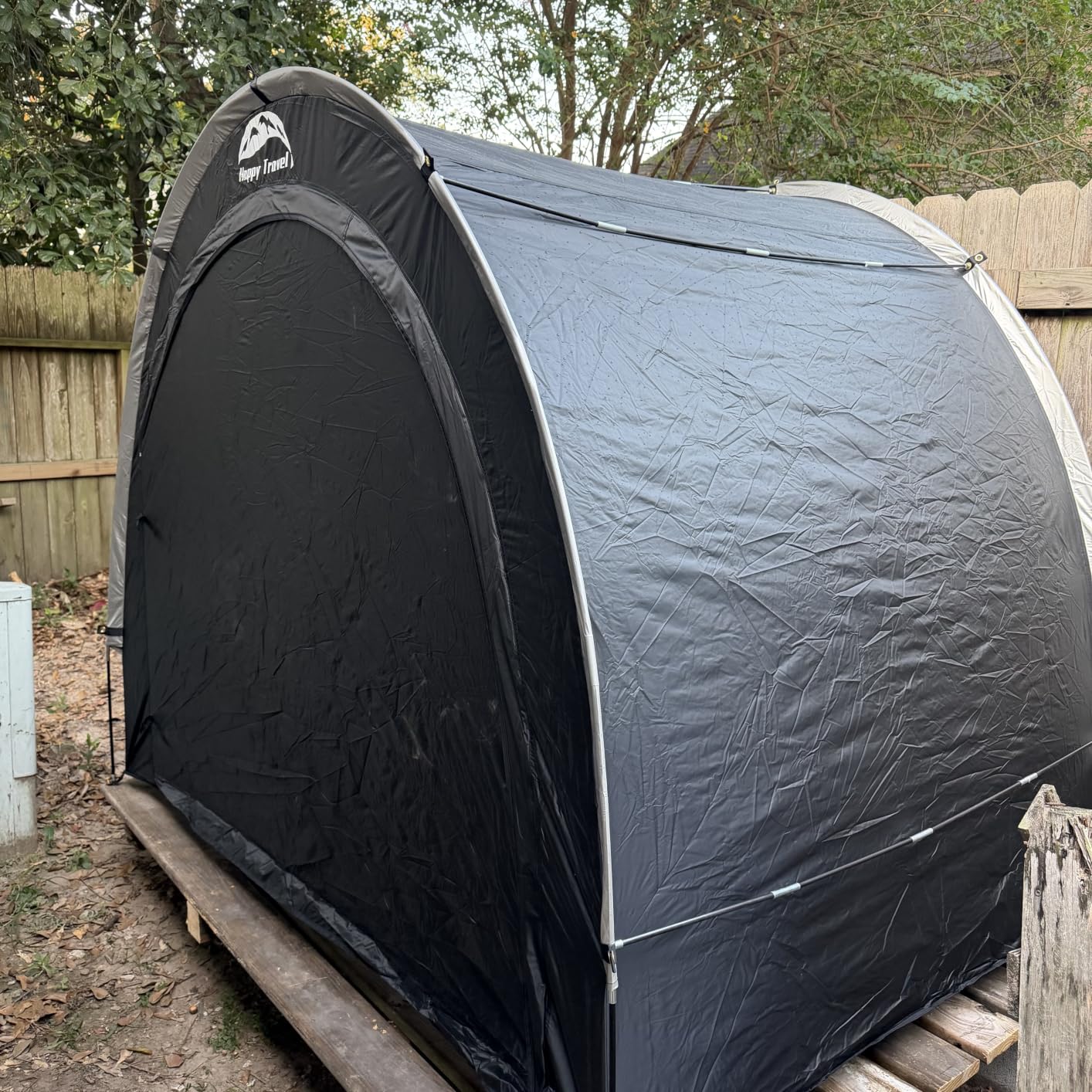Happy Travel Outdoor Waterproof Bike Storage Tent Shed for 2/3/4/6/8 Bikes customer photo 1