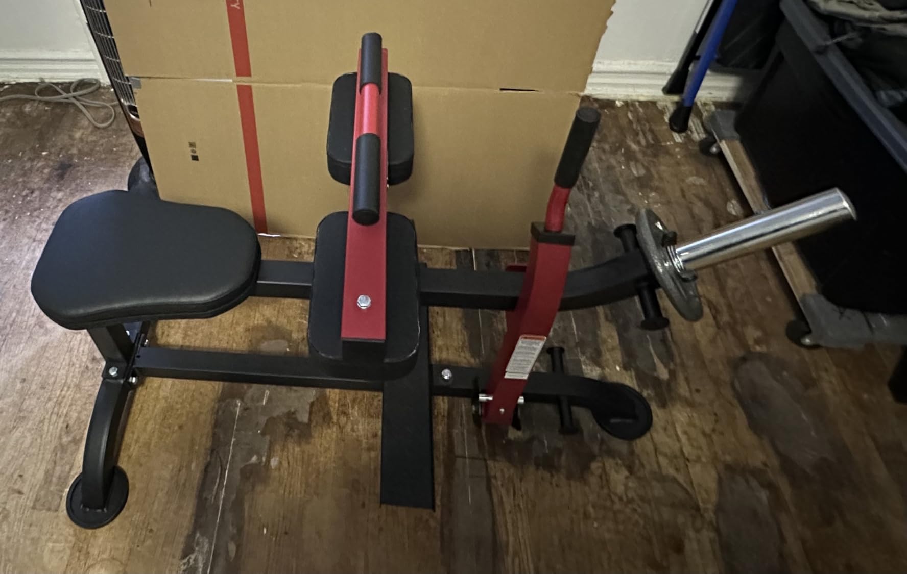 HVO Seated Calf Raise Machine,Dual Resistance System 660LBS customer photo 2