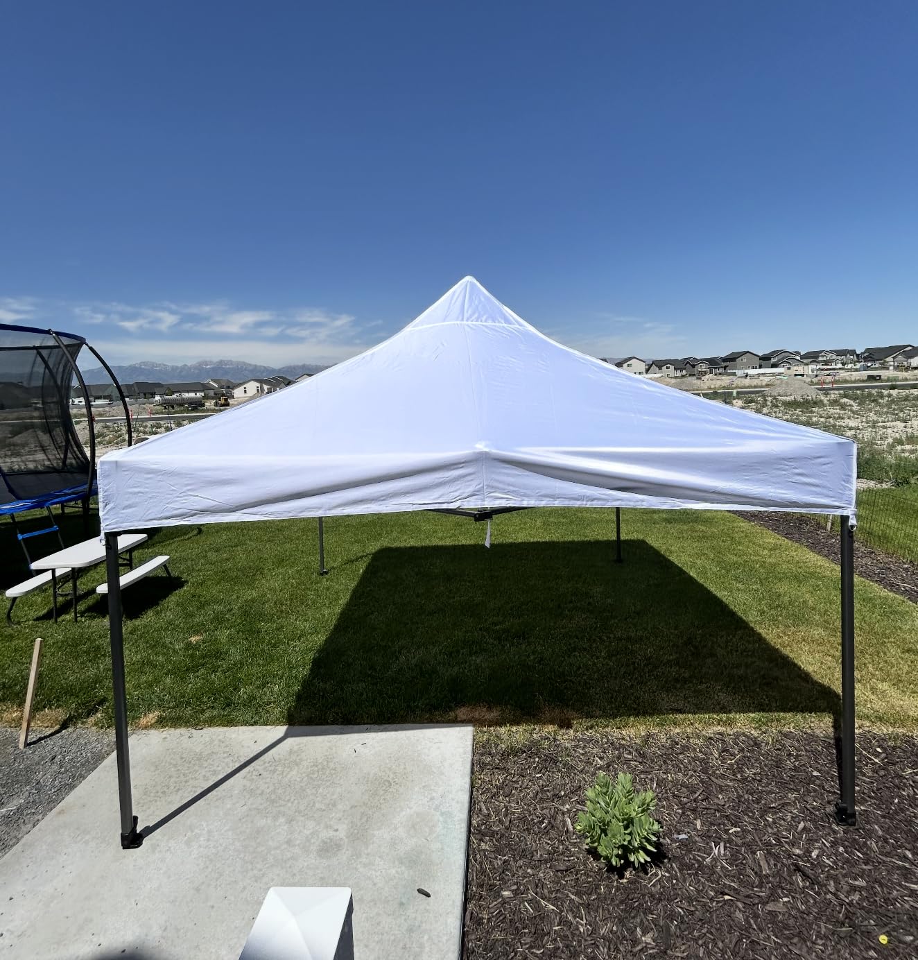 COBIZI 10x30 Pop Up Canopy Tent,Heavy Duty Canopy(DarkBlue with 8 Sidewall) customer photo 2