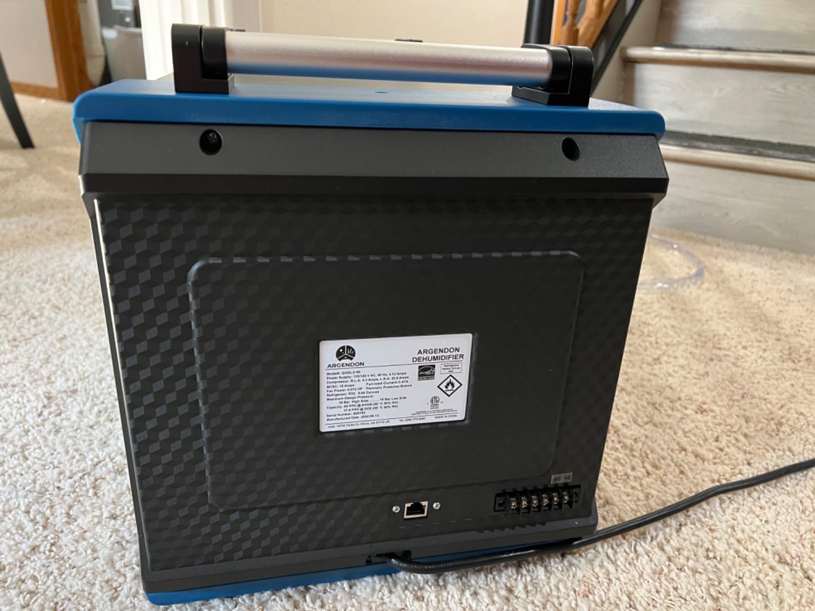 ARGENDON 145 Pint Crawl Space/Basement Dehumidifier with Drain Hose customer photo 1