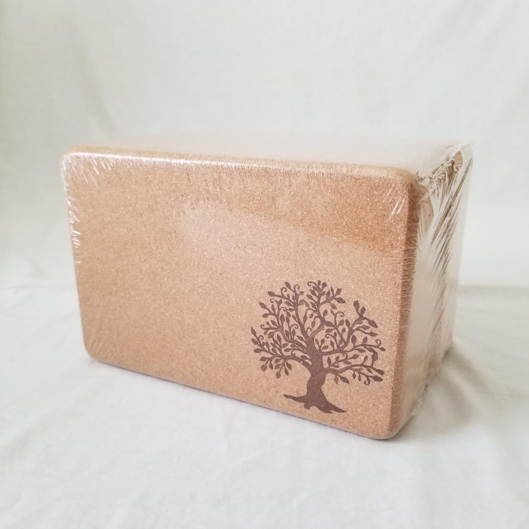 Cork Yoga Blocks 2 Pack Set, Natural High Density Non Slip Cork Yoga Brick customer photo 1