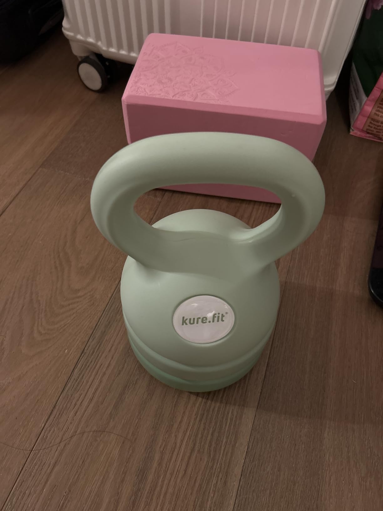 Adjustable Kettlebell for Women | 5LB, 8LB, 12LB | Home Strength Training customer photo 2
