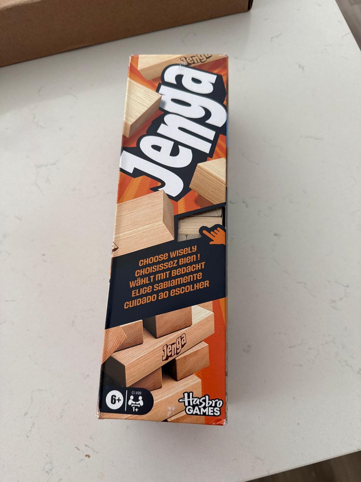 Official Hasbro Games Jenga Game | Digital Die for 6 More Ways to Play | Original Wood Block Game | Stacking Tower | Ages 6+ | 1+ Players | Party Games customer photo 2