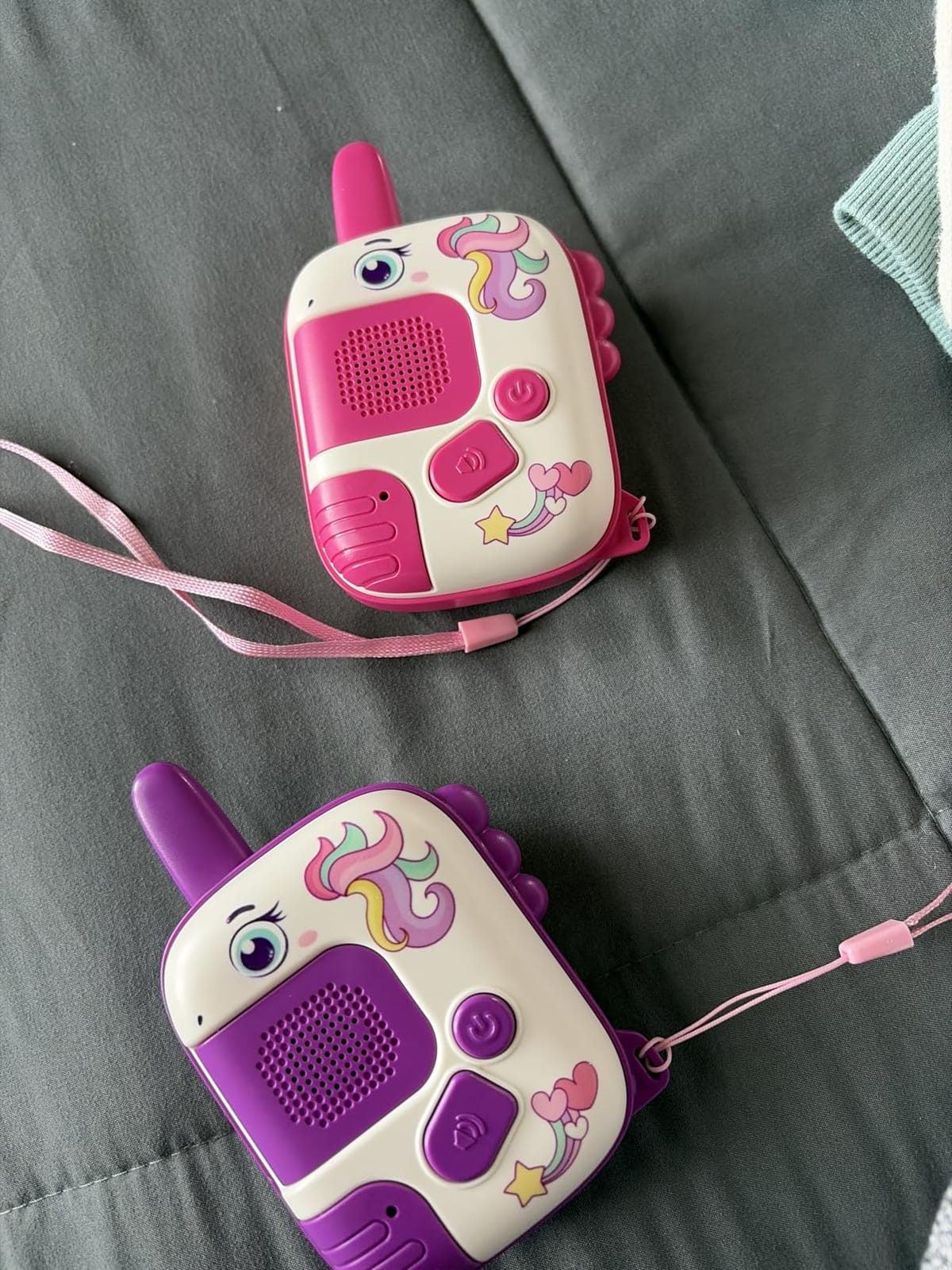Dino Walkie Talkies for Kids,Dinosaur Toys for Kids 3-5-7,Toddler Kids Toys 2 Pack Birthday Gifts for 3 4 5 6 7 8 9 Year Old Boy Girls Toy for 3-12 Boys Outdoor Game,Easter Christmas Stocking Stuffers customer photo 2