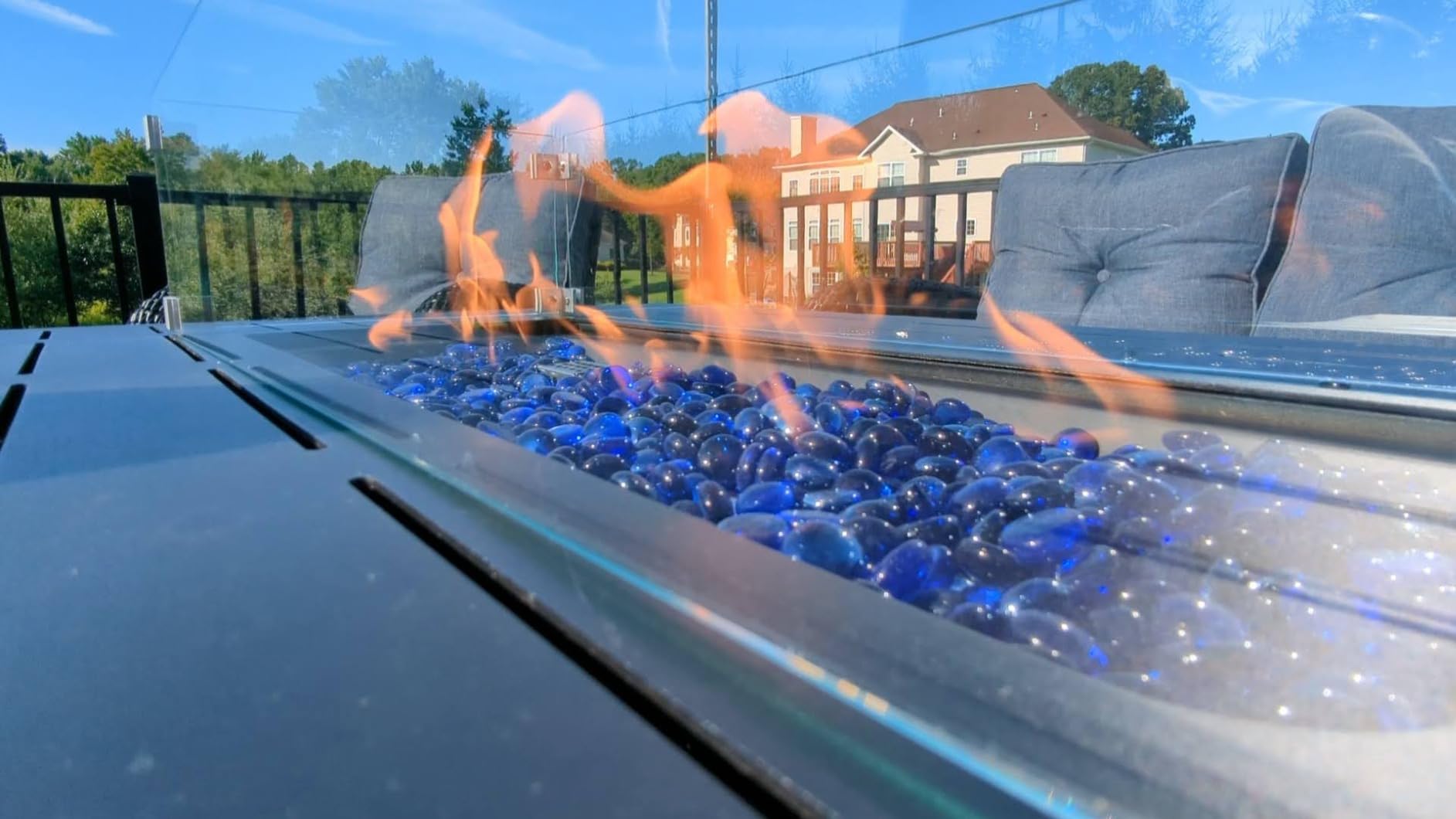 LayinSun 7 Pieces Outdoor Patio Furniture Set with Fire Pit Table customer photo 1