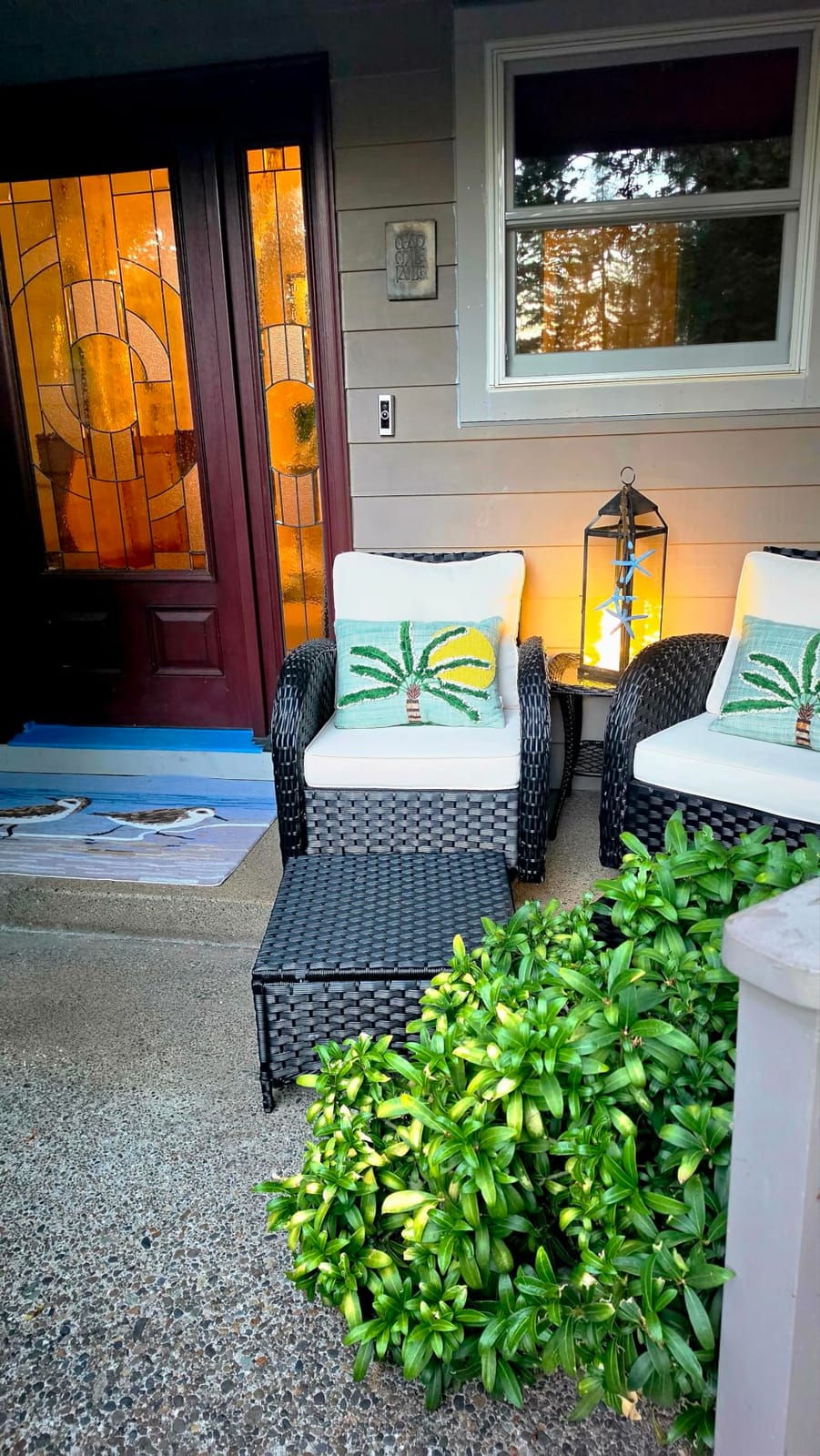 LayinSun 7 Pieces Outdoor Patio Furniture Set with Fire Pit Table customer photo 2