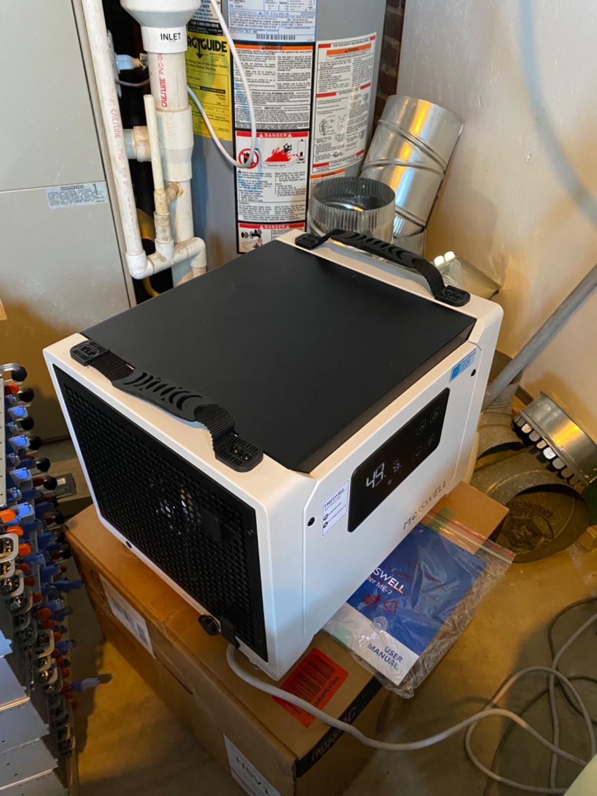 70 Pints Commercial Dehumidifier with Drain Hose for Crawl Space customer photo 1