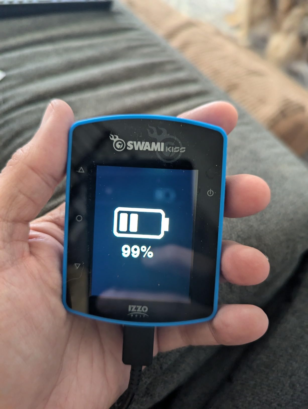 Swami KISS 2.0 Handheld Golf GPS Ragnefinder with Integrated Magnets - Grey customer photo 1