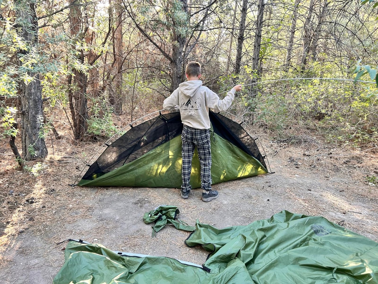 1/2/3/4 Person Lightweight Backpacking Tent, Waterproof Camping Hiking Tent customer photo 2