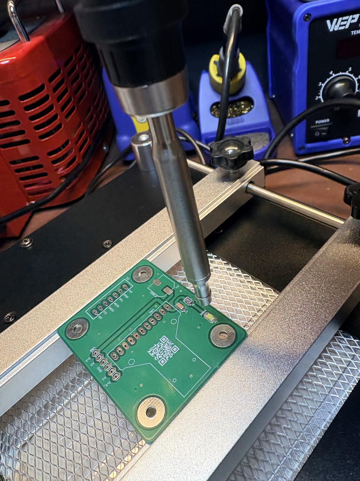 853A Soldering Hot Plate, 110V 450W Heating Plate for SMD BGA Rework Station, 50-400°C Infrared Preheating Oven Hot Plate for IR PCB Circuit Board Welding Soldering Repair customer photo 2