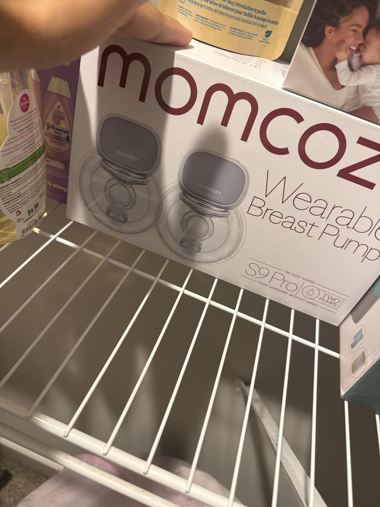 Momcozy S9 Pro Wearable Breast Pump Hands-Free, 24mm, 2 Pack, Gray customer photo 1