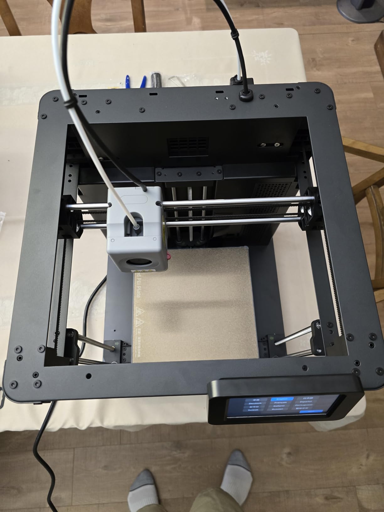 FLASHFORGE AD5M 3D Printer Fully Auto Calibration Print with 1-Click Max 600mm/s Speed, All-Metal CoreXY Structure Precise Printing, Easy-Maintenance Quick-Swap Nozzle, Print Size 220x220x220mm customer photo 1