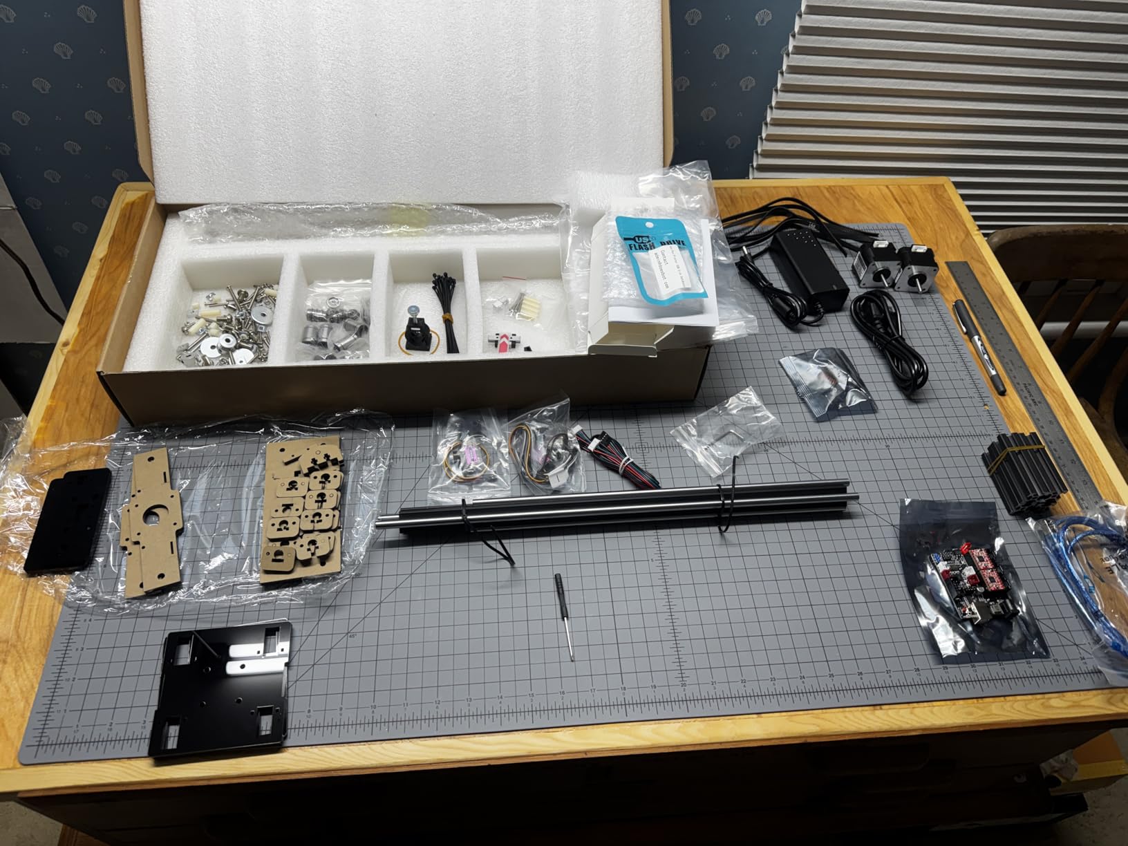 AX4 Pen Plotter Writing Robot Open Source DIY Kit Corexy A4 Size Learn Programming, Need to Assemble by Oneself customer photo 1