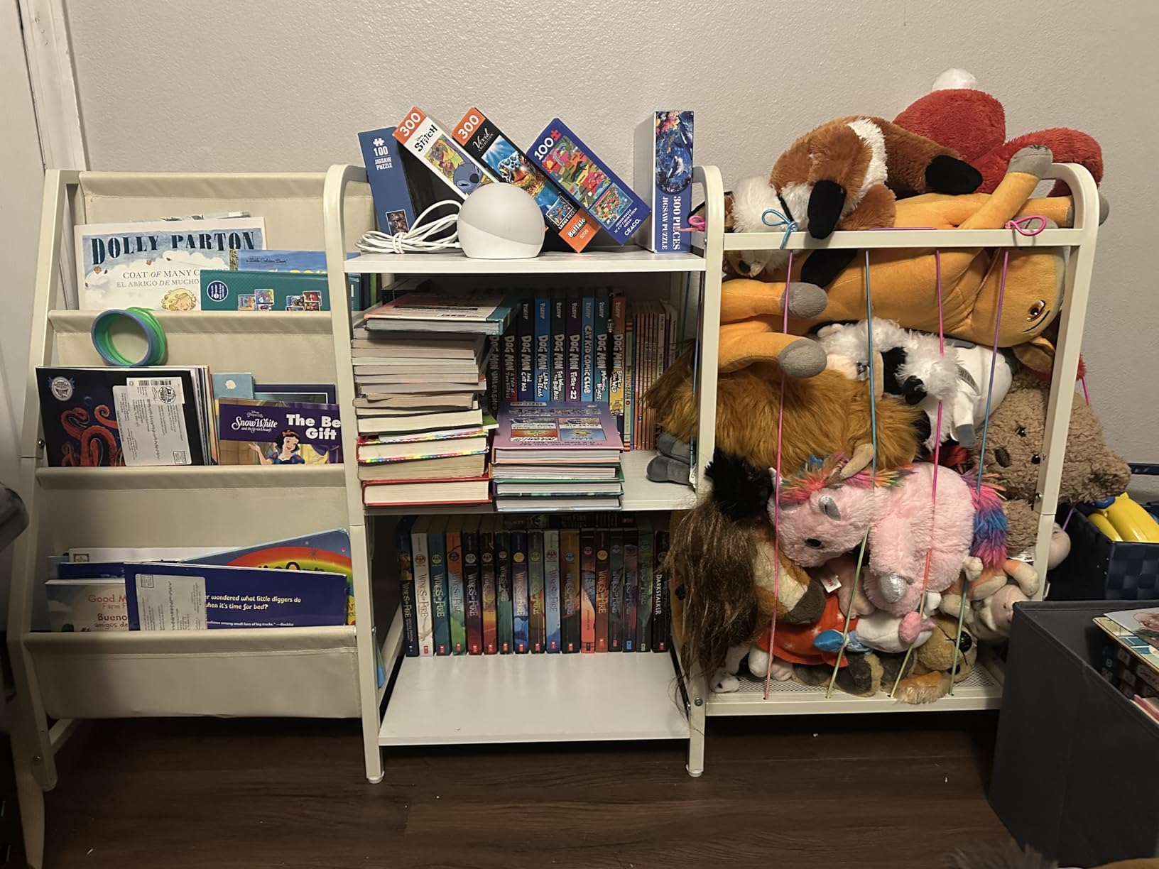 B1 Kids Bookshelf and Toy Storage, Book Shelf for Kids Rooms White customer photo 2