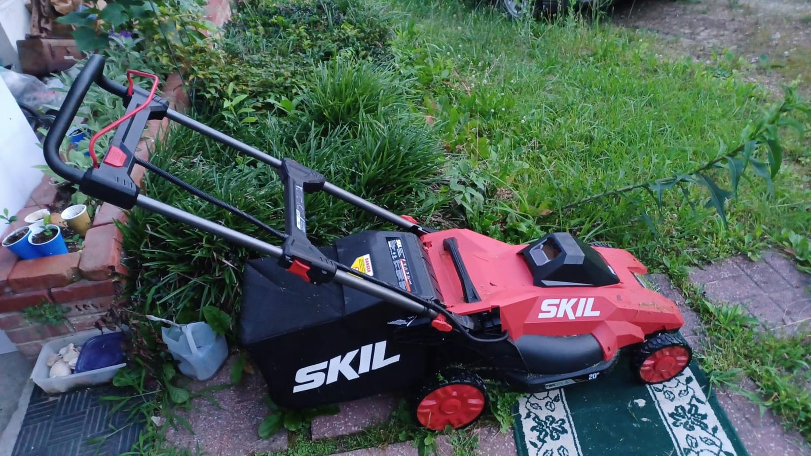 SKIL PWR CORE 40 Brushless 40V 20-Inch Push Mower Kit, Includes 6.0Ah Battery and 150W Charger - PM4910-15 customer photo 1