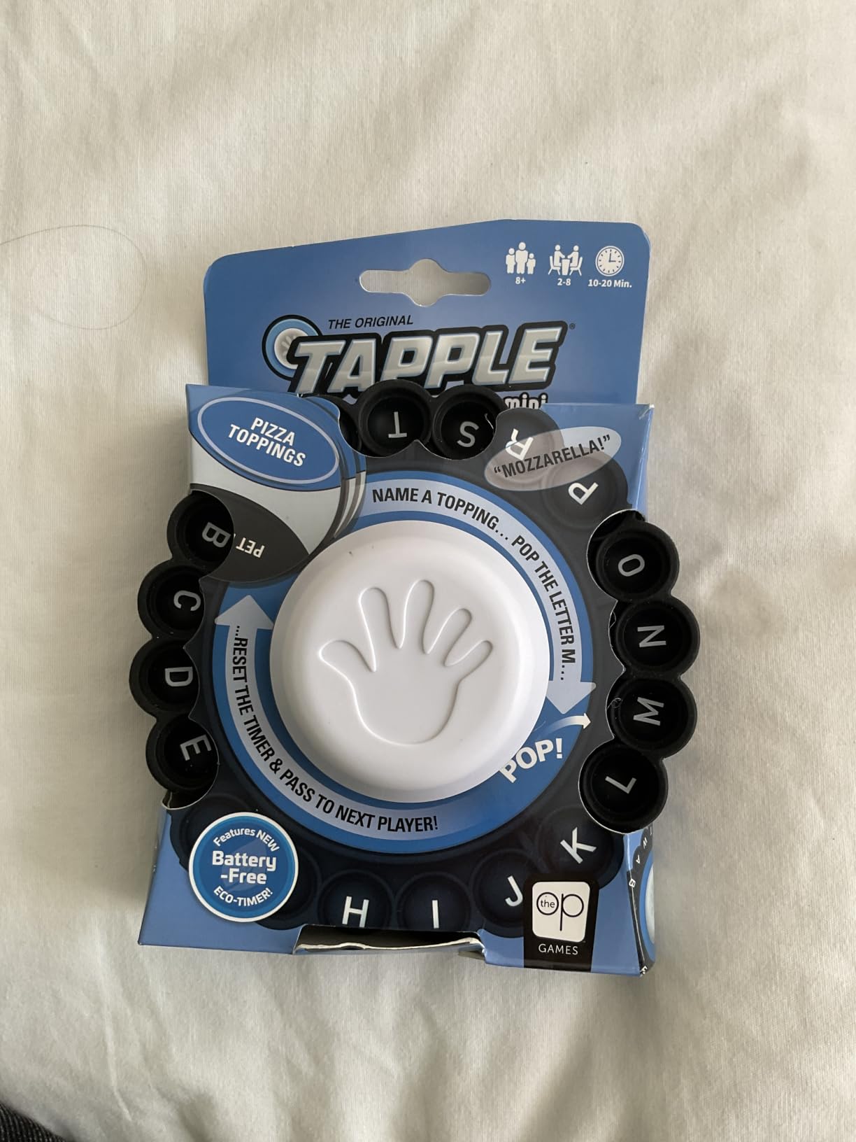 The Original Tapple Mini, Travel Sized Word Game for Family & Kids, Choose a Category & Race Against Time, Portable Pop Wheel With 36 Cards, Fun Educational Toy & Game for Ages 8+, Quick Play Anywhere customer photo 1