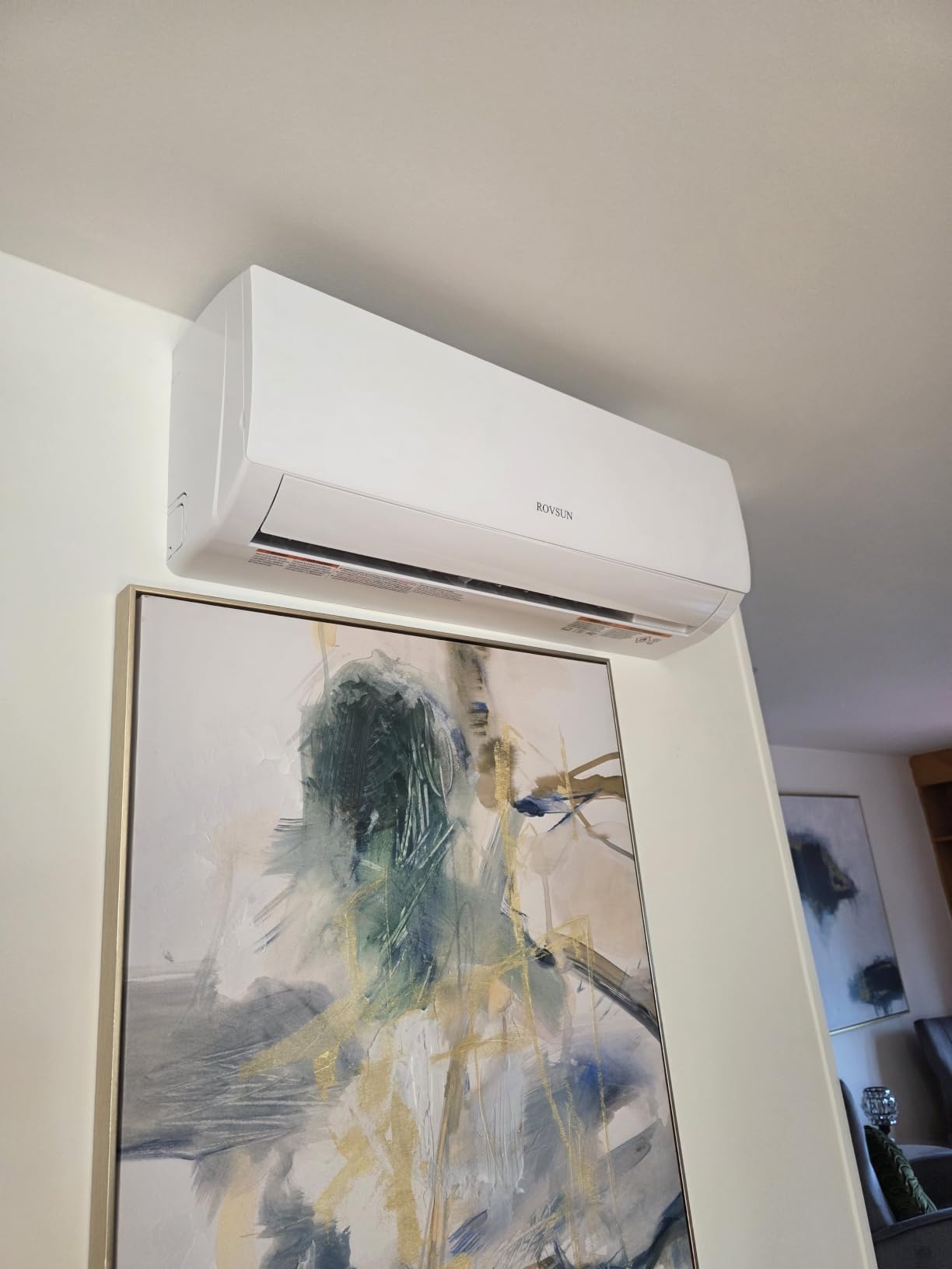 ROVSUN 4 Zone 38000 BTU (9K/9K/9K/9K) Mini Split AC/Heating System, 20 SEER2 Quad Zone Ductless Wall Mounted Air Conditioner with Pre-Charged Condenser, Heat Pump & 25Ft Line Set, 208-230V customer photo 2