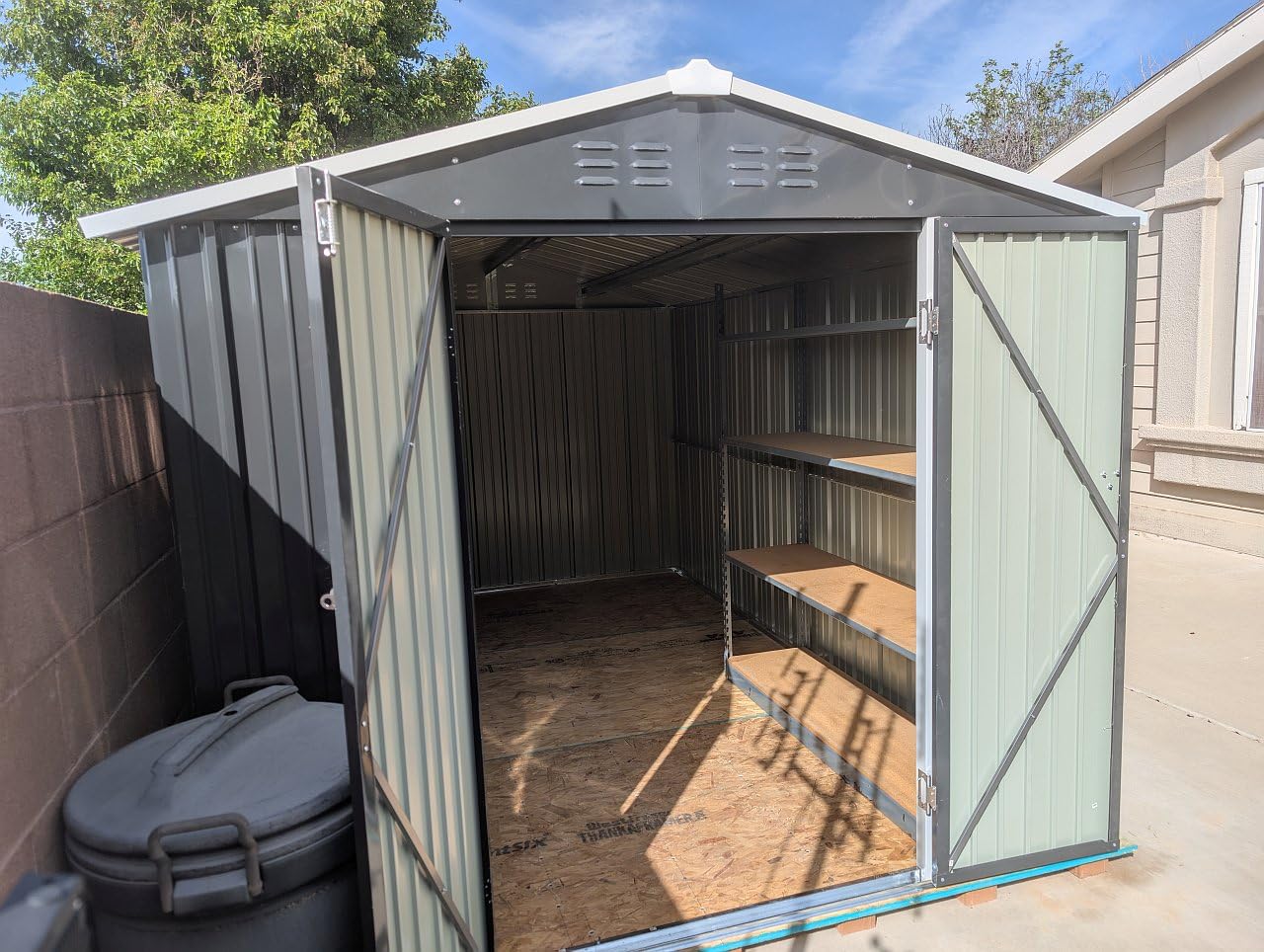 Polar Aurora 8 x 12 FT Outdoor Storage Shed customer photo 1