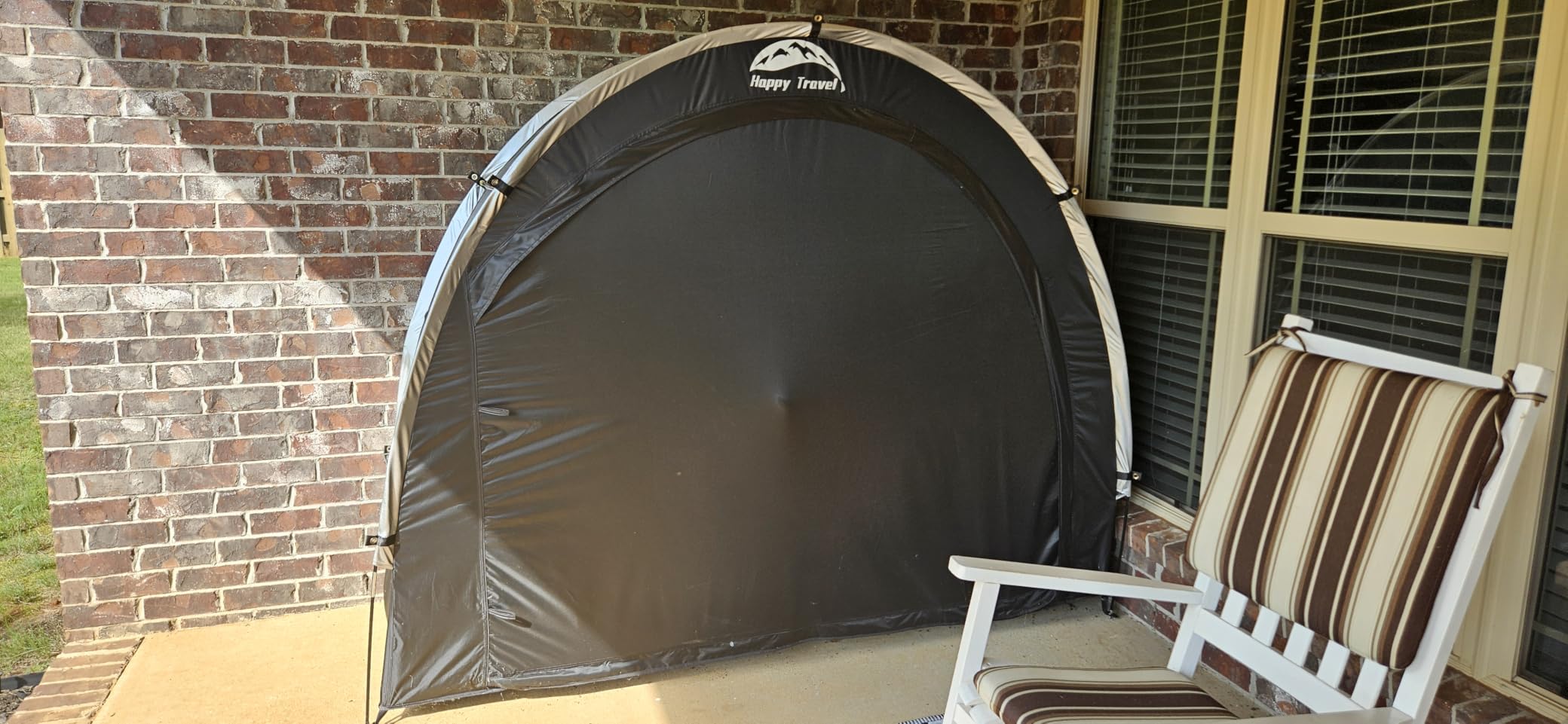 Happy Travel Bike Storage Shed Tent, Waterproof Portable Bicycle Cover Shed customer photo 1