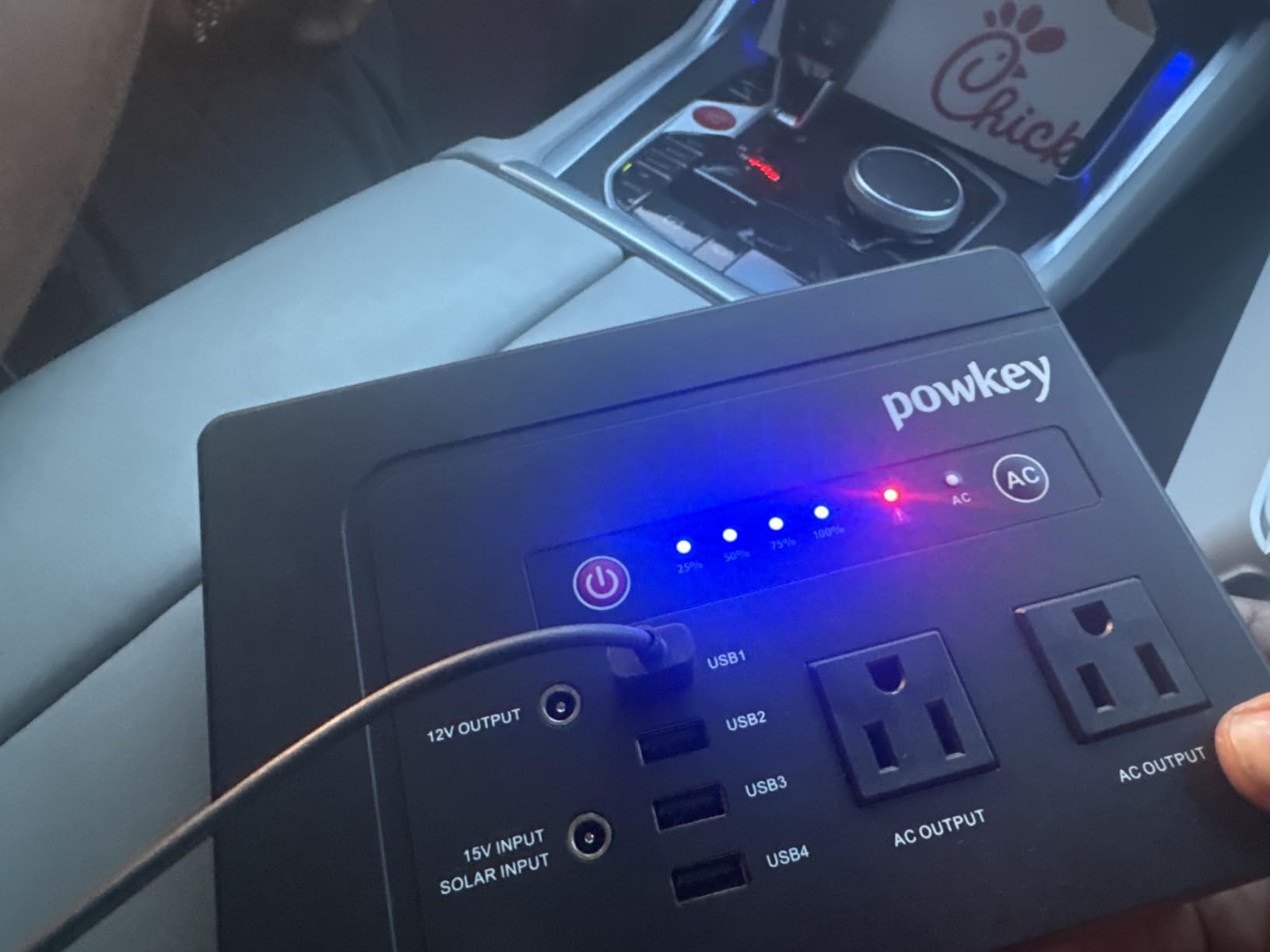 200W Solar Powered Generator, Portable Power Station with Solar Panel 40W customer photo 2