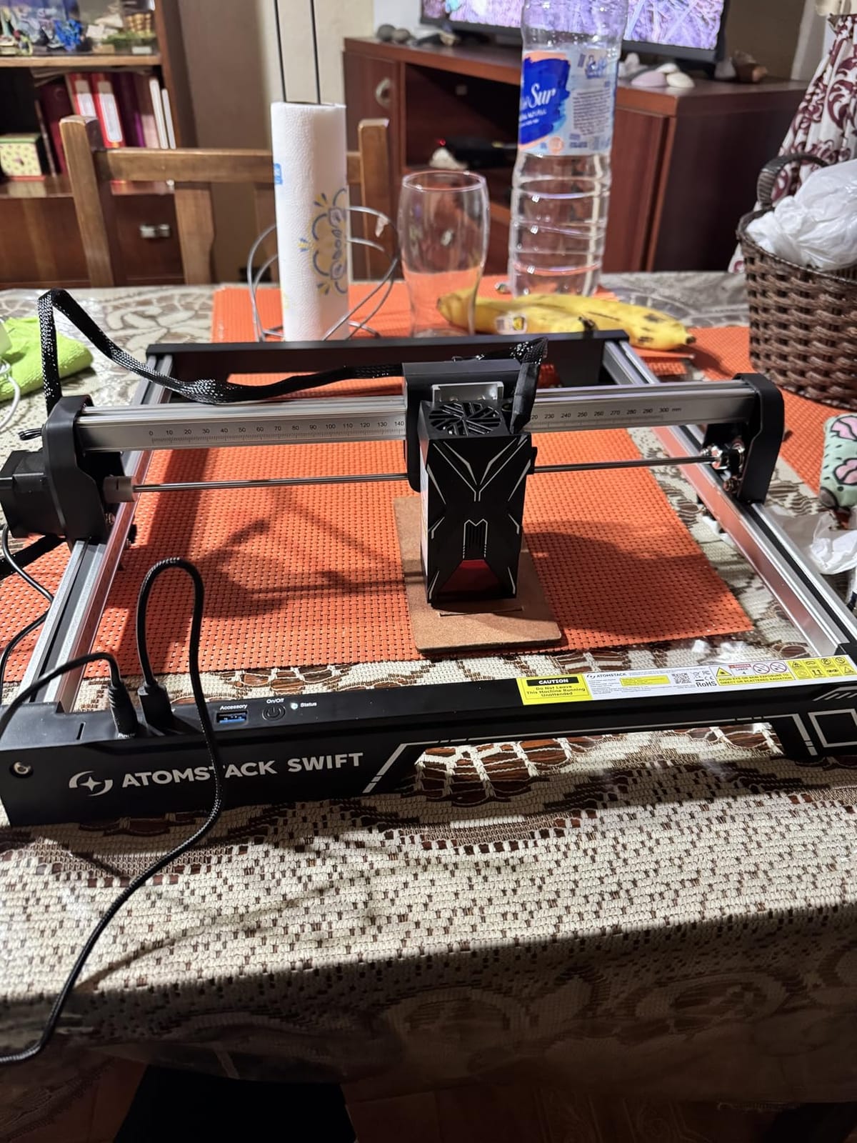 ATOMSTACK Swift 12W Laser Engraver Cutter for Wood & Metal customer photo 1