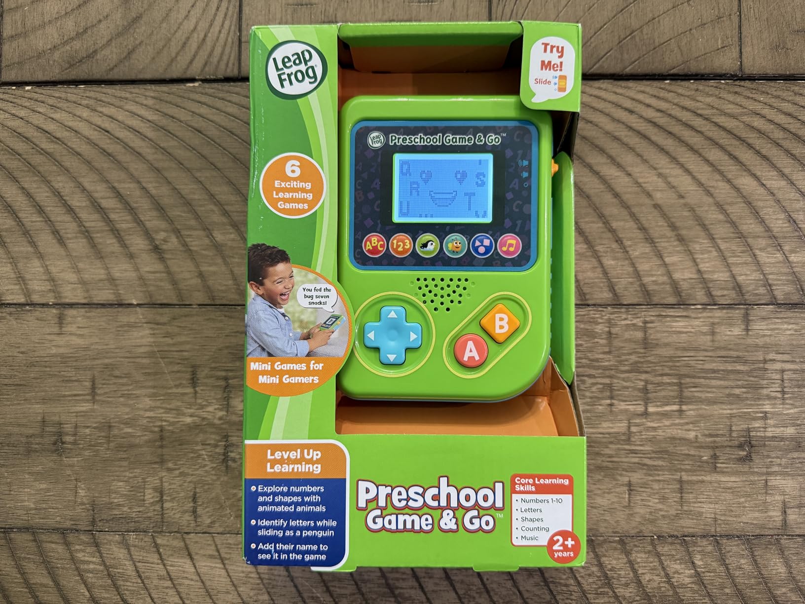 LeapFrog Preschool Game and Go Handheld Video Game Toy, Green customer photo 1