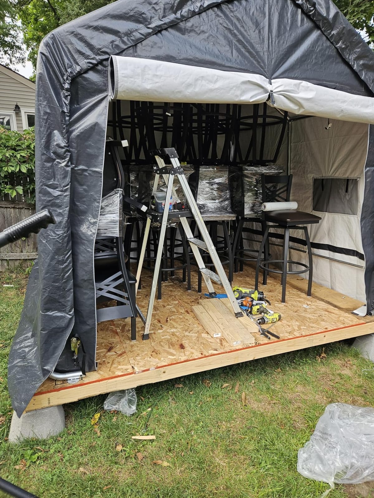 Quictent Heavy Duty 8x14FT Carport Storage Shelter with Roll-Up Door&Vents customer photo 2