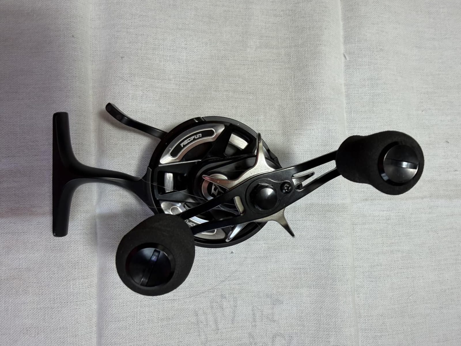 Piscifun ICX Frost II Ice Fishing Reel with Bait Clicker, Inline Reel with No Line Twist & Magnetic Anti-Drop System, 7+1 Shielded BB, 2.7:1 High Speed Ratio, Left, Right, Black customer photo 1