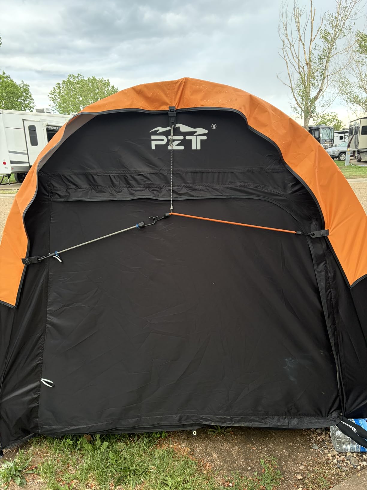 Upgraded Bike Tent with Rain Cover, Outdoor Storage Shed for 2-3 Bikes customer photo 2